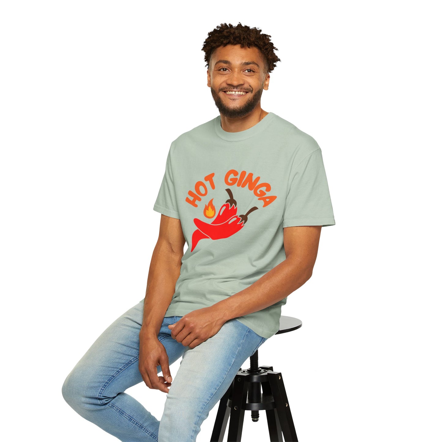 Spicy Chili T-Shirt, Hot Ginga Tee, Casual Summer Top, Gift for Spice Lovers, Unisex Graphic Shirt, Trendy Streetwear