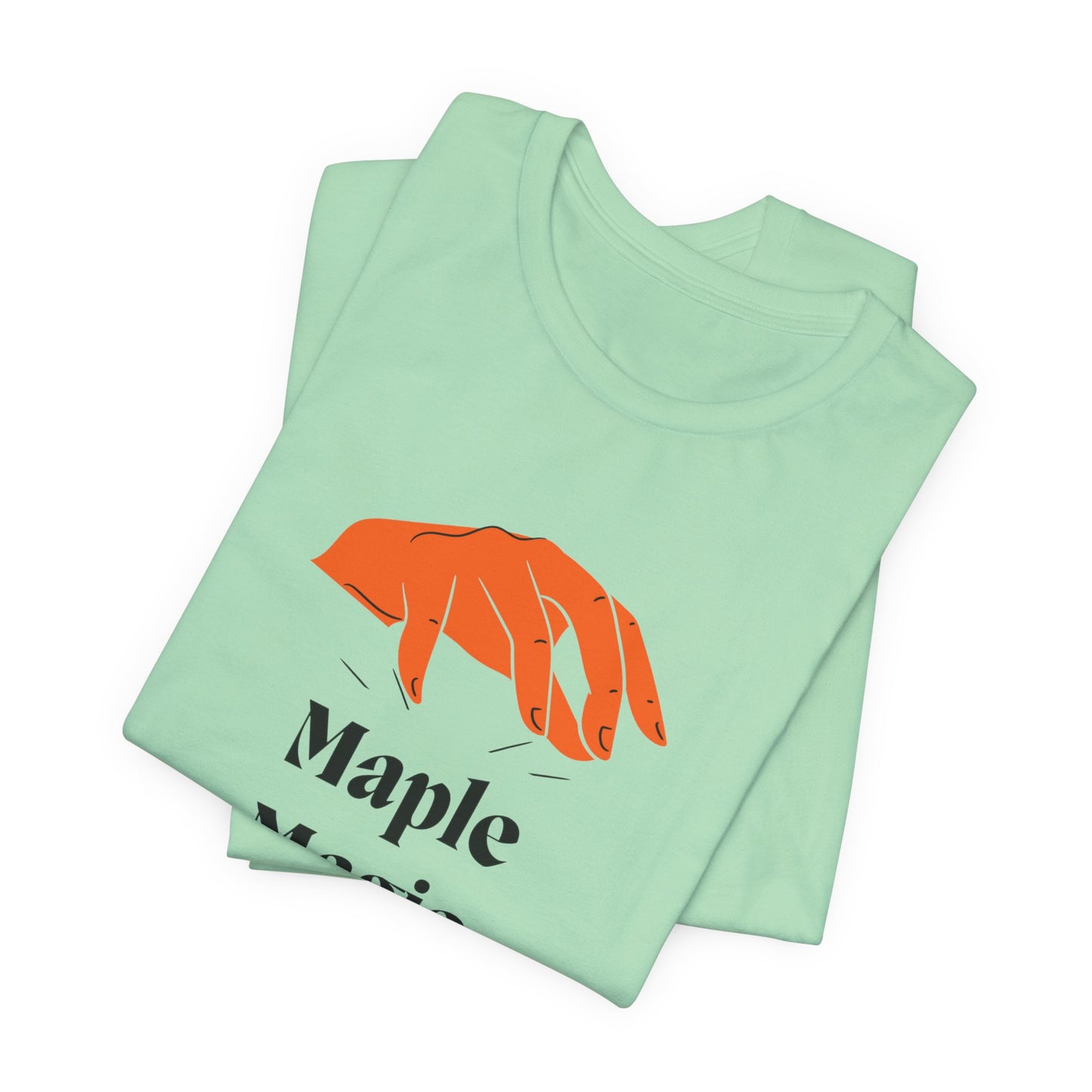 Maple Magic Unisex Tee - Cozy Casual Wear, Nature Lover Gift, Autumn Fashion, Eco-Friendly Style, Seasonal Celebration Top
