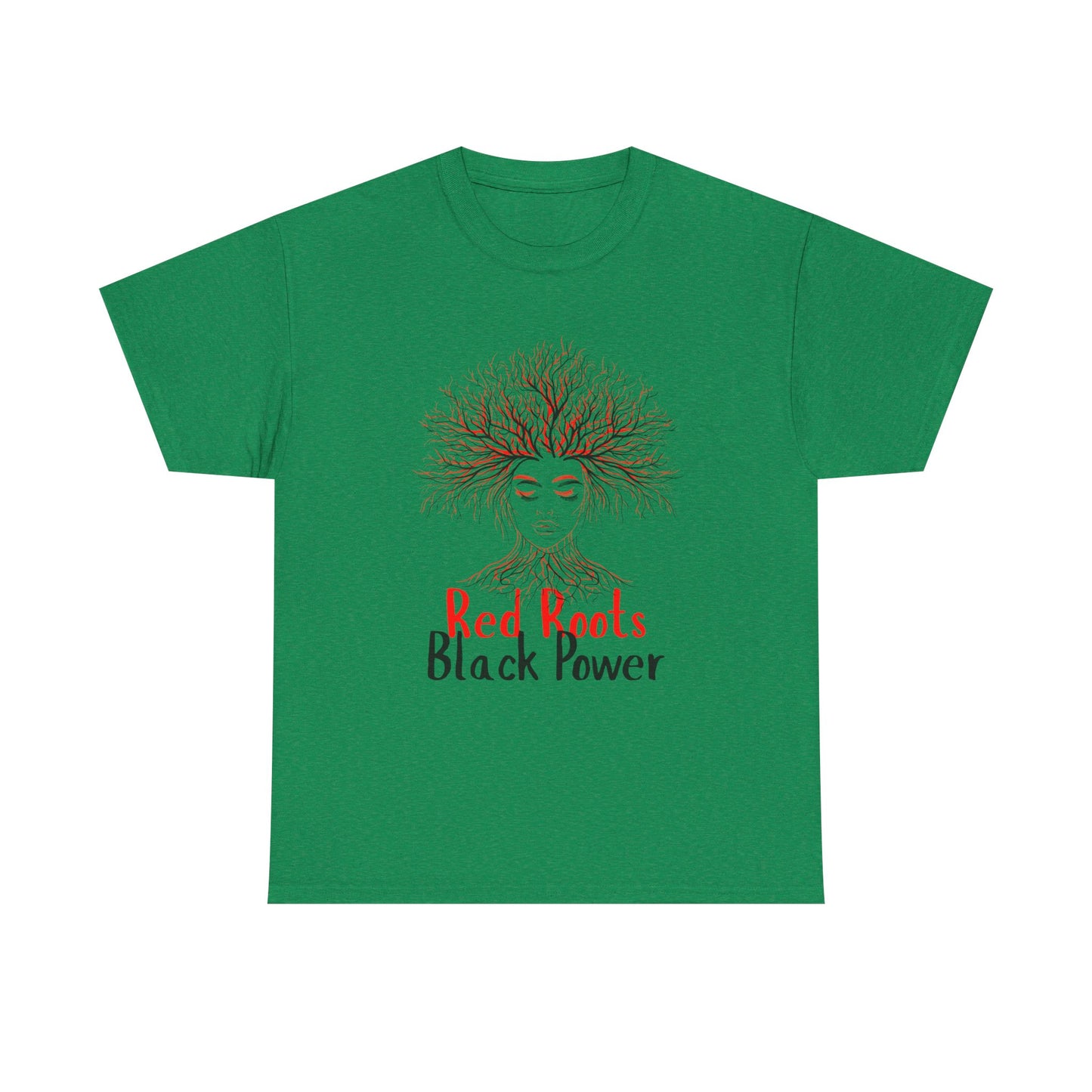 Empowering Black Roots Tee, Unisex Heavy Cotton Tee, Black Power Shirt, Afrocentric Apparel, Gift for Activists, Celebration of Culture