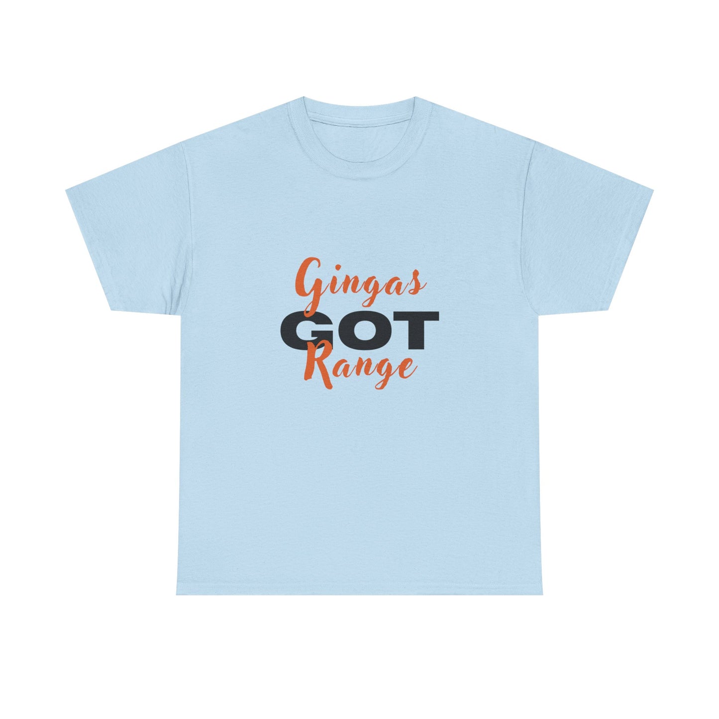 Gingas Got Range Unisex Heavy Cotton Tee, Funny Tee, Gift for Ginger Lovers, Casual Wear, Unique Statement Shirt