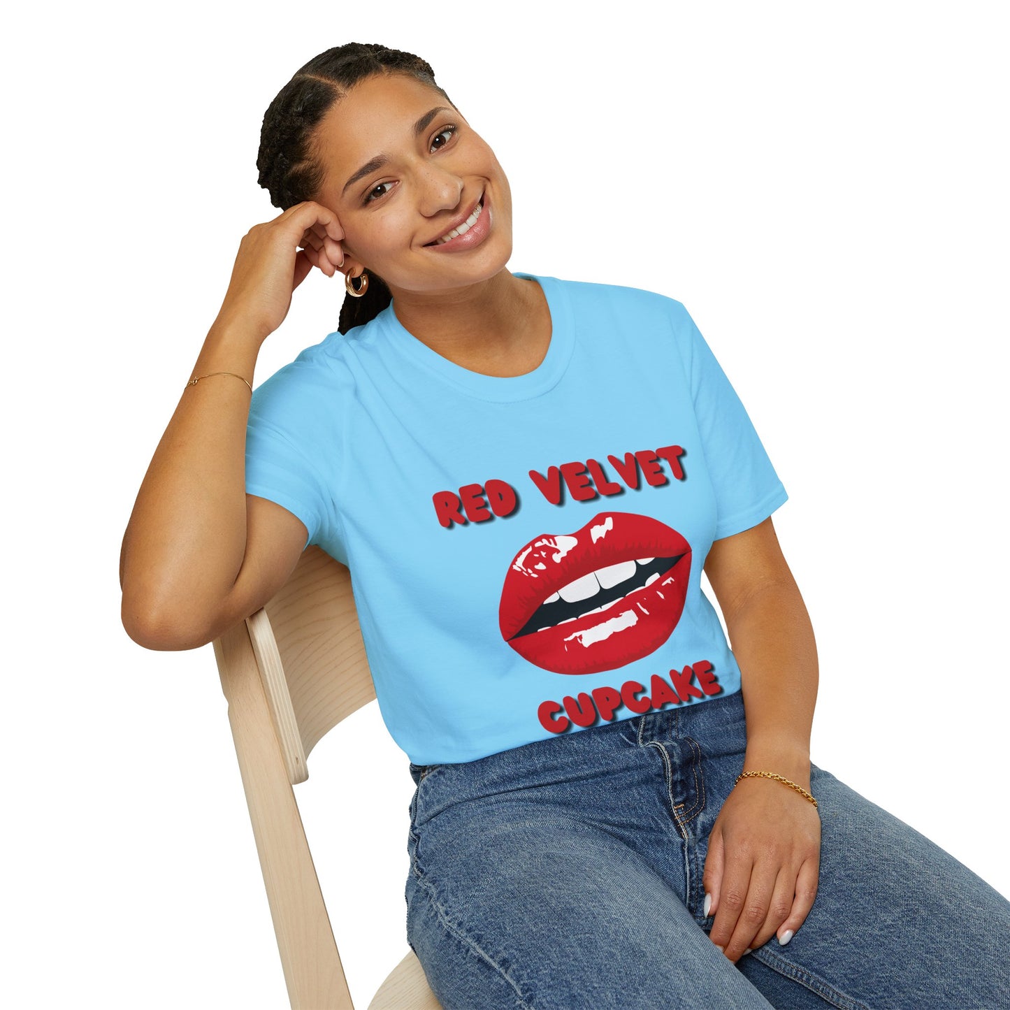 Red Velvet Cupcake T-Shirt, Unisex Graphic Tee, Funny Food Shirt, Birthday Gift, Dessert Lover Apparel, Baking Enthusiast Top