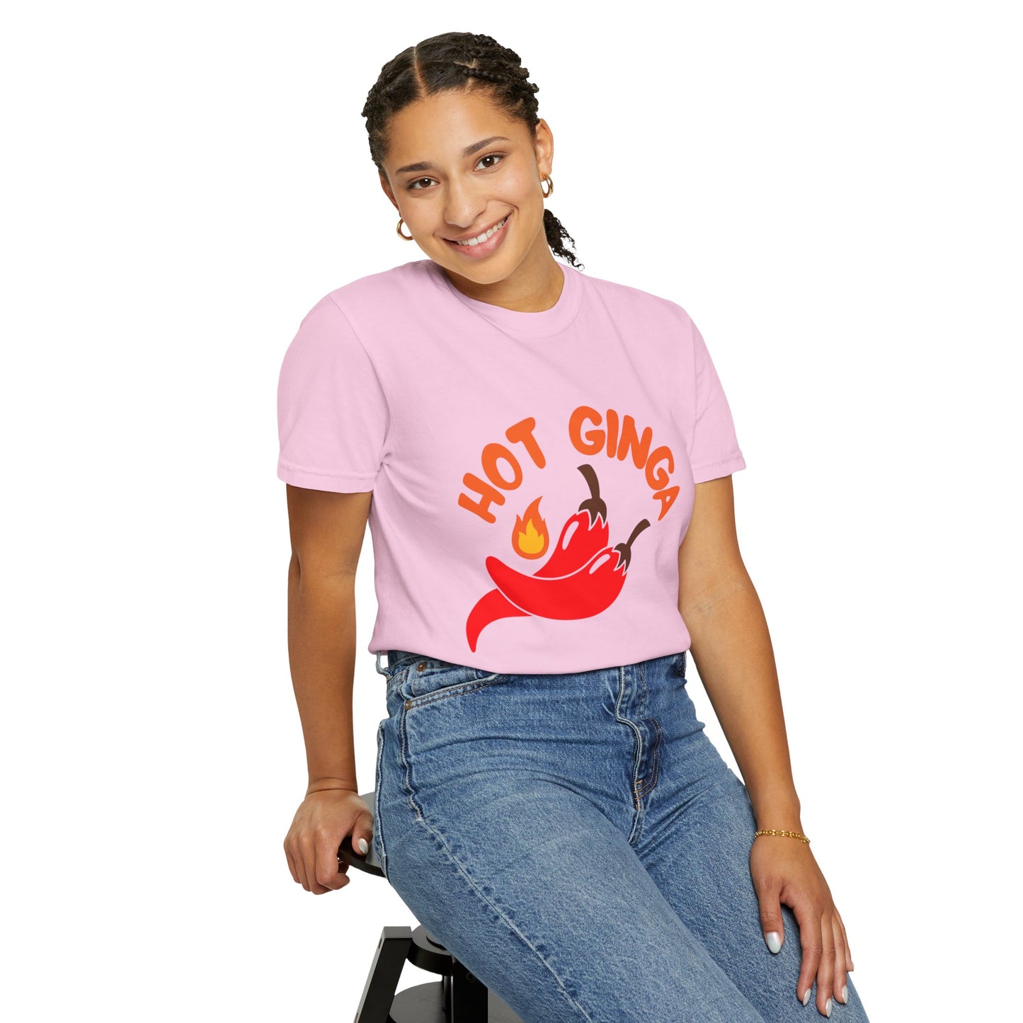 Spicy Chili T-Shirt, Hot Ginga Tee, Casual Summer Top, Gift for Spice Lovers, Unisex Graphic Shirt, Trendy Streetwear