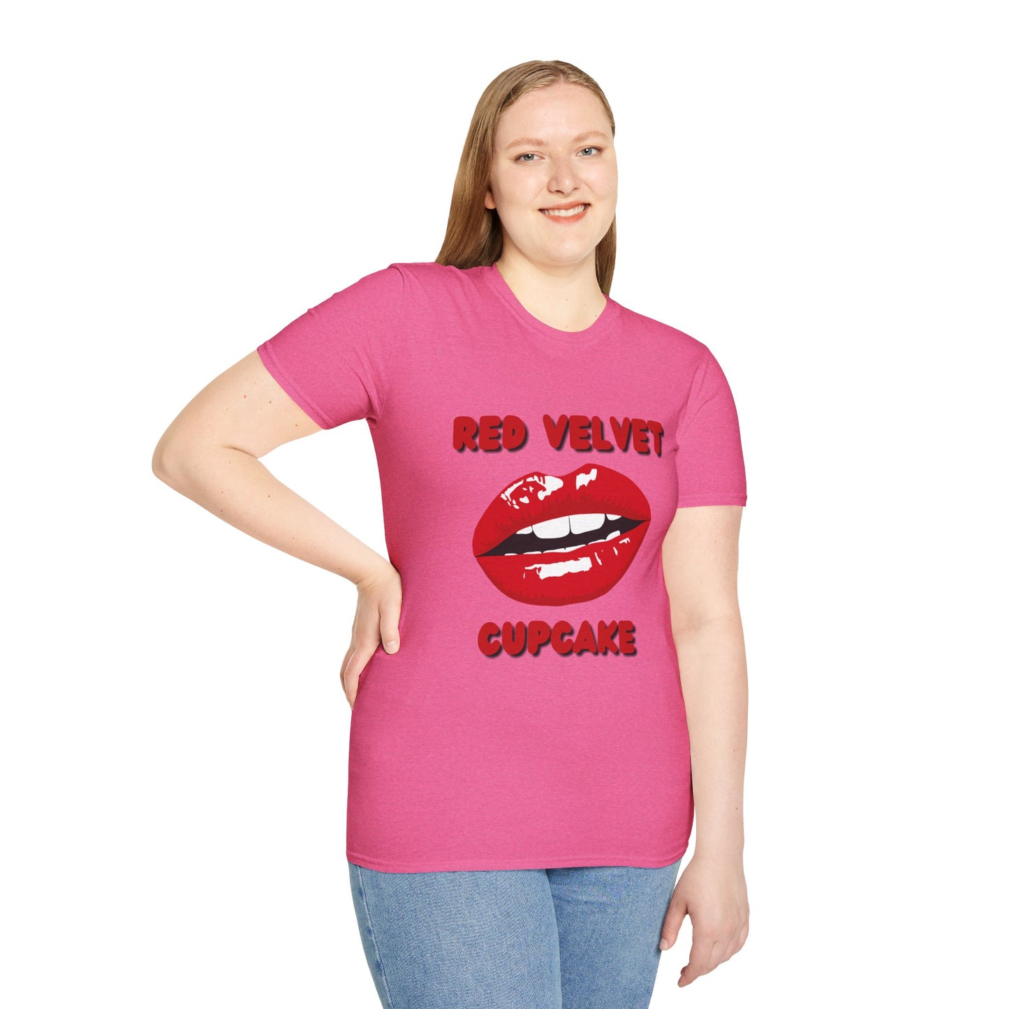 Red Velvet Cupcake T-Shirt, Unisex Graphic Tee, Funny Food Shirt, Birthday Gift, Dessert Lover Apparel, Baking Enthusiast Top