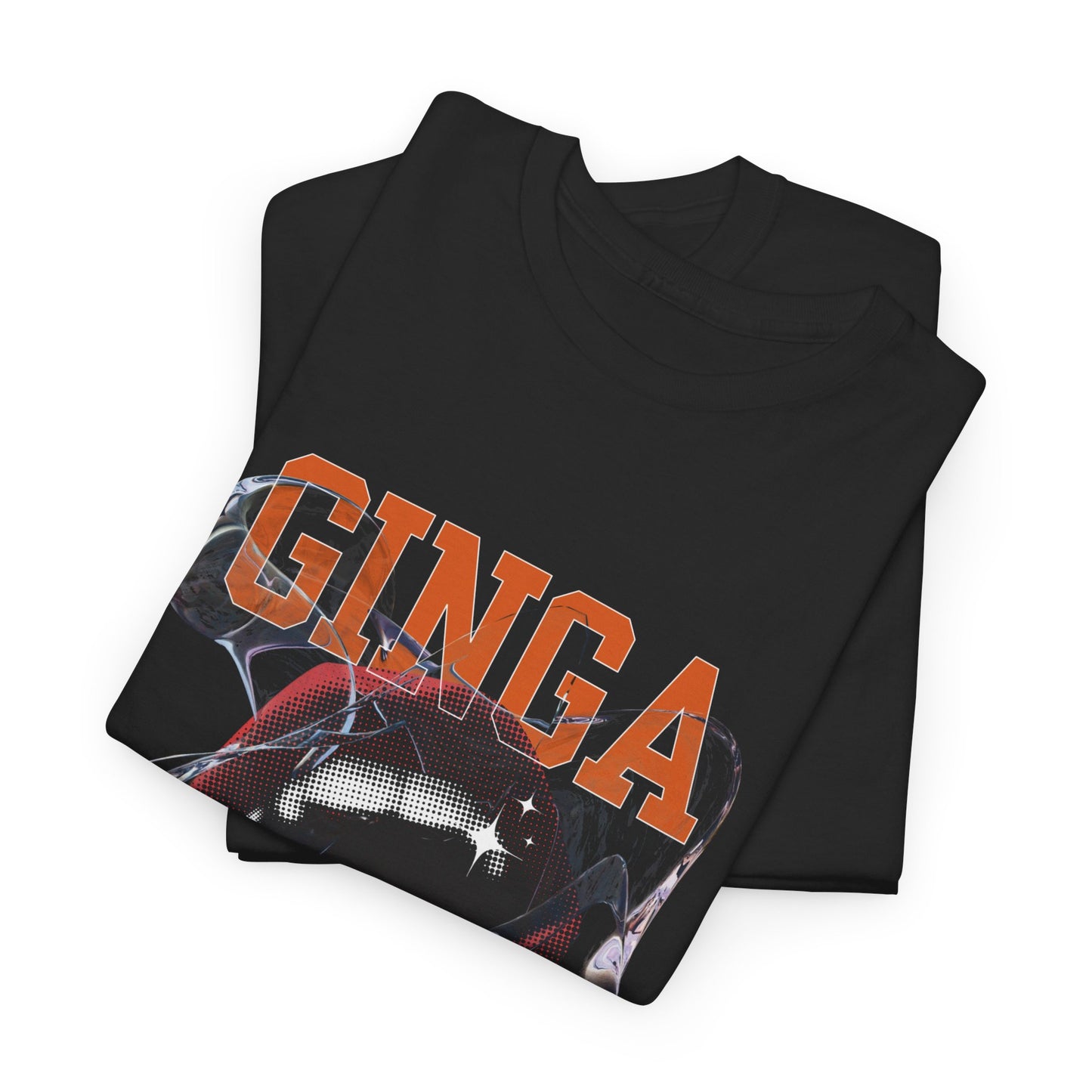 Ginga Babe Unisex Heavy Cotton Tee, Casual Graphic Shirt, Fun Streetwear, Perfect Gift for Birthdays, Festivals, Everyday Wear