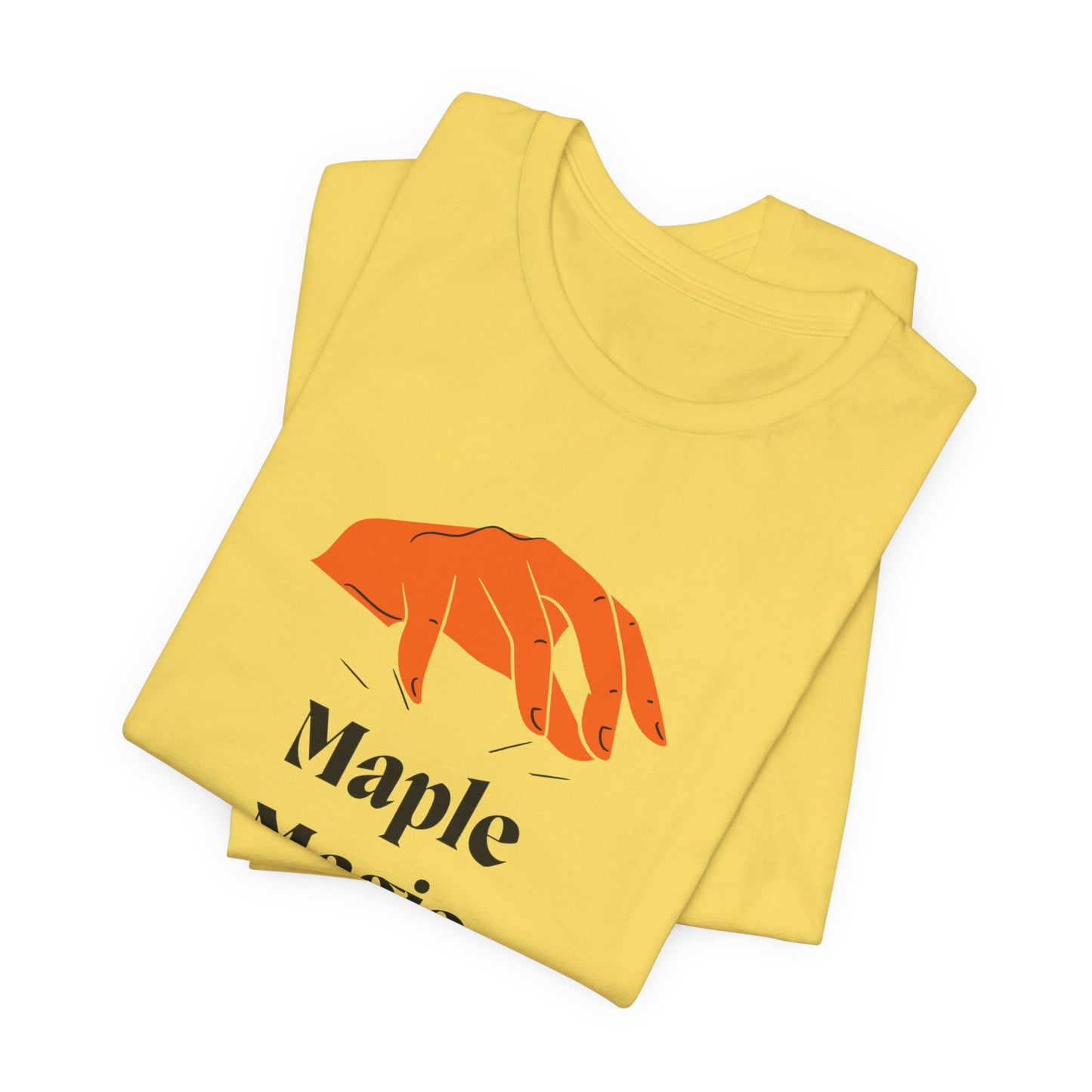 Maple Magic Unisex Tee - Cozy Casual Wear, Nature Lover Gift, Autumn Fashion, Eco-Friendly Style, Seasonal Celebration Top