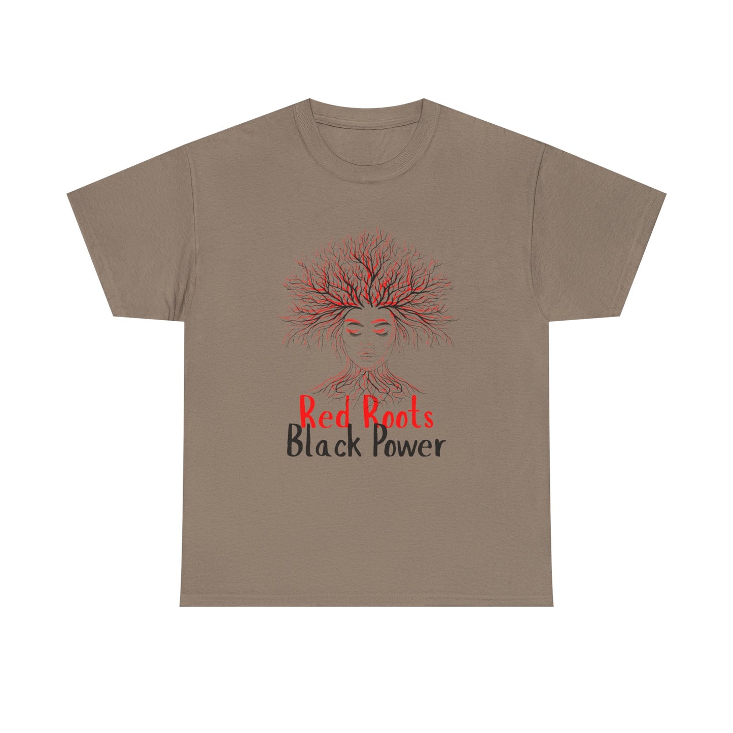 Empowering Black Roots Tee, Unisex Heavy Cotton Tee, Black Power Shirt, Afrocentric Apparel, Gift for Activists, Celebration of Culture