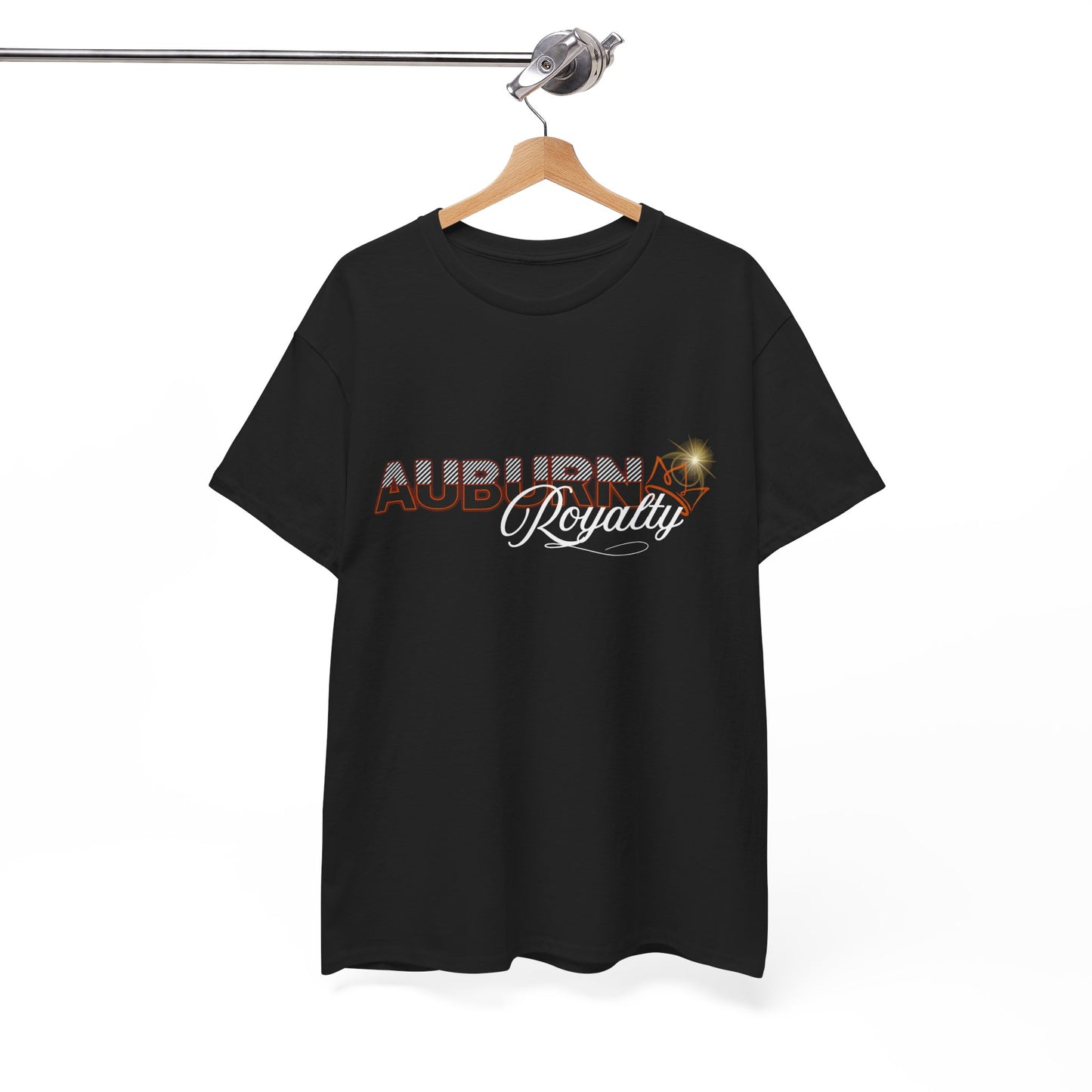 Auburn Royalty Unisex Heavy Cotton Tee, Casual Wear, Sports Apparel, College Spirit Gear, Gift for Fans, Everyday Comfort