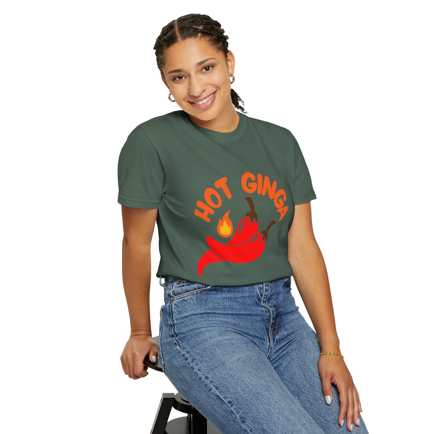 Spicy Chili T-Shirt, Hot Ginga Tee, Casual Summer Top, Gift for Spice Lovers, Unisex Graphic Shirt, Trendy Streetwear
