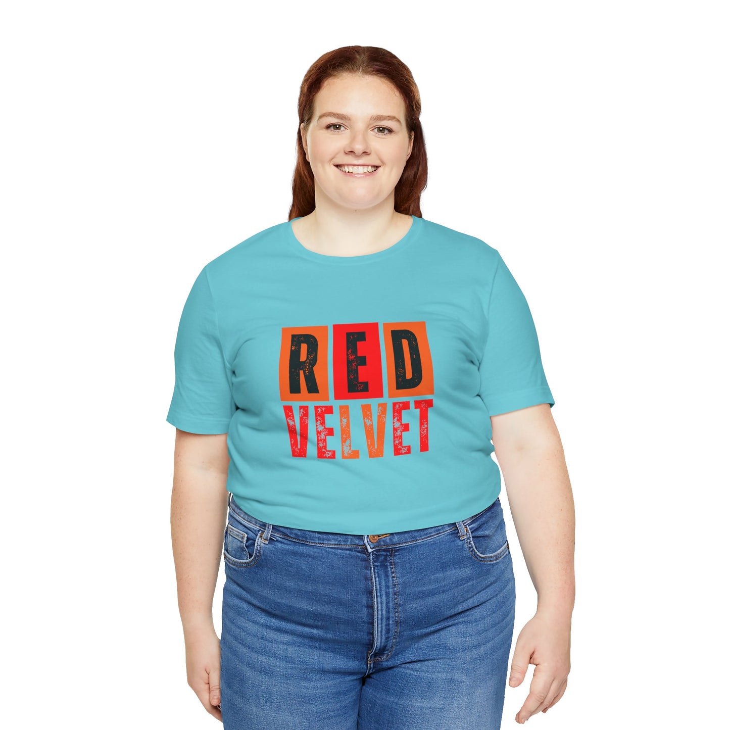 Red Velvet T-Shirt - Unisex Jersey Tee, Music Lover Gift, Concert Apparel, Casual Wear, Cute Graphic Tee, Gift for Her