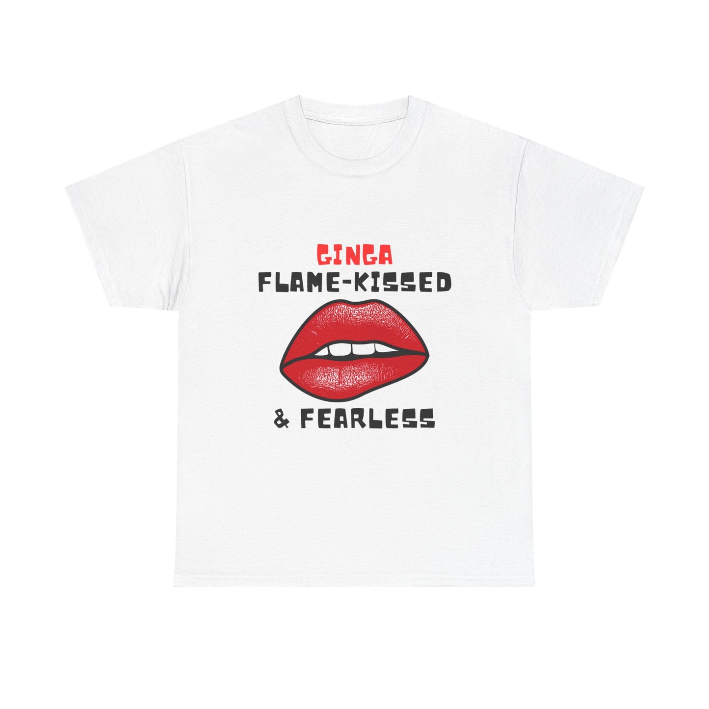 Flame-Kissed & Fearless Tee | Unisex Cotton Graphic Shirt, Casual Wear, Gift for Her, Statement T-Shirt, Summer Fashion