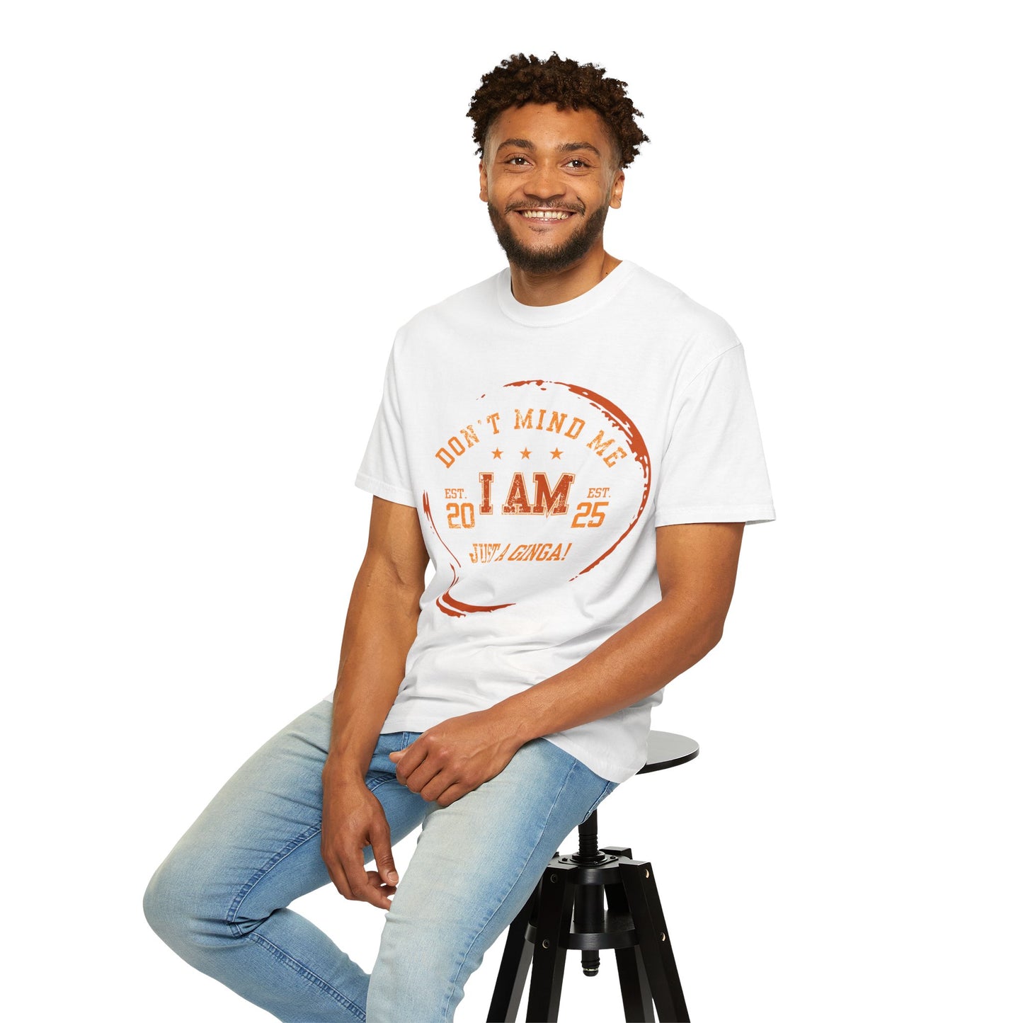 Ginga Birthday T-shirt, Funny Ginga Shirt, Unisex Gift, Casual Wear, Birthday Celebration Tee, Humor T-shirt, Garment-Dyed Shirt