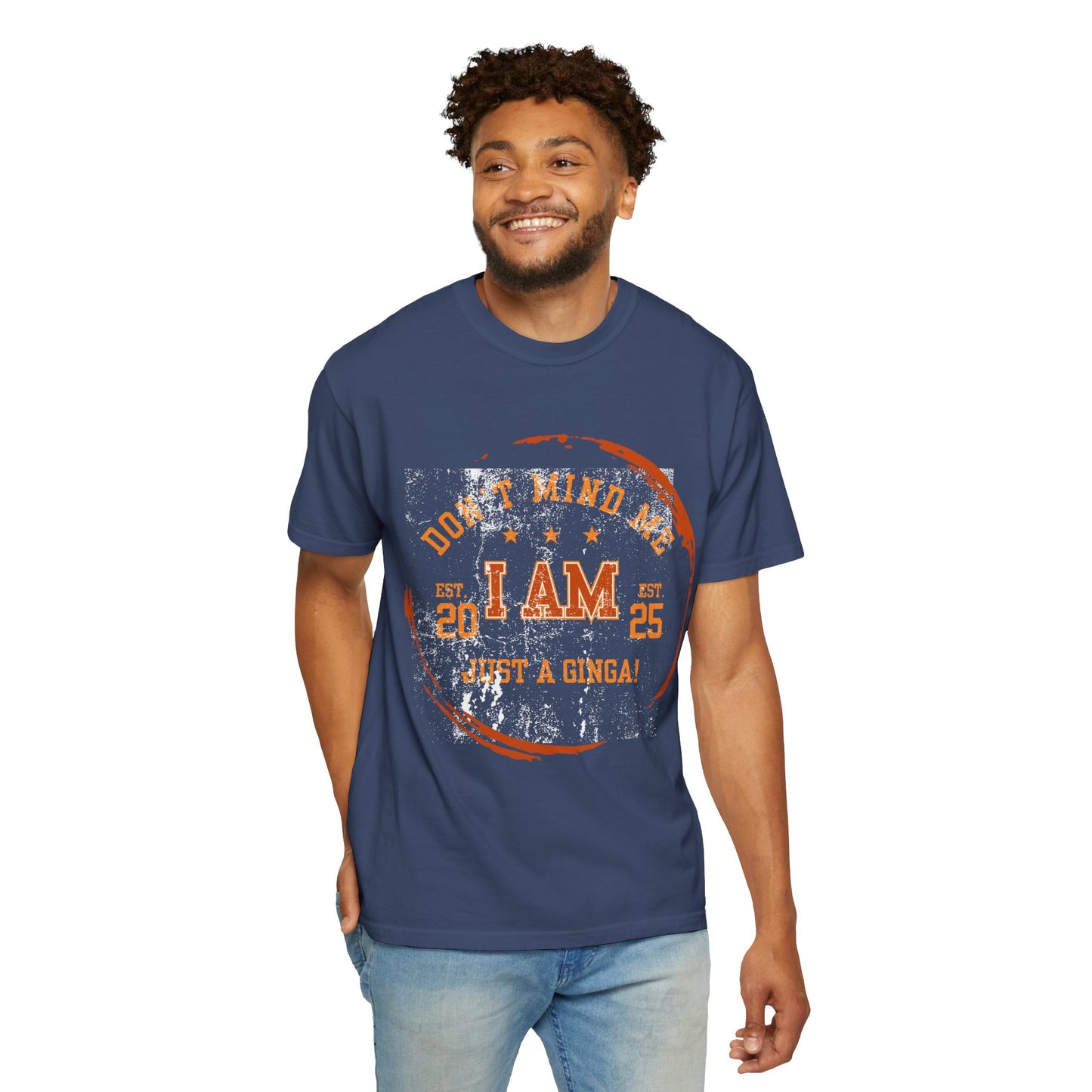 Ginga Birthday T-shirt, Funny Ginga Shirt, Unisex Gift, Casual Wear, Birthday Celebration Tee, Humor T-shirt, Garment-Dyed Shirt