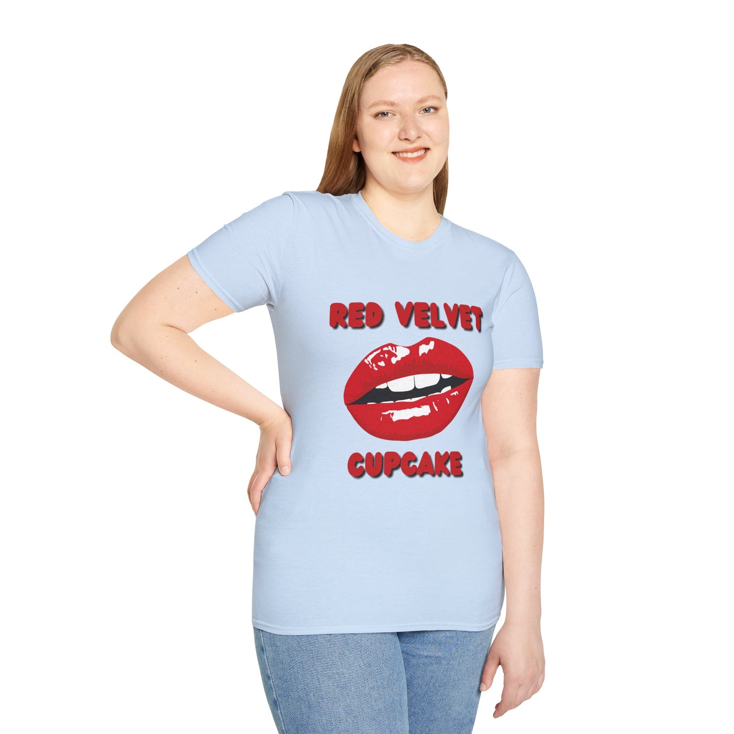 Red Velvet Cupcake T-Shirt, Unisex Graphic Tee, Funny Food Shirt, Birthday Gift, Dessert Lover Apparel, Baking Enthusiast Top