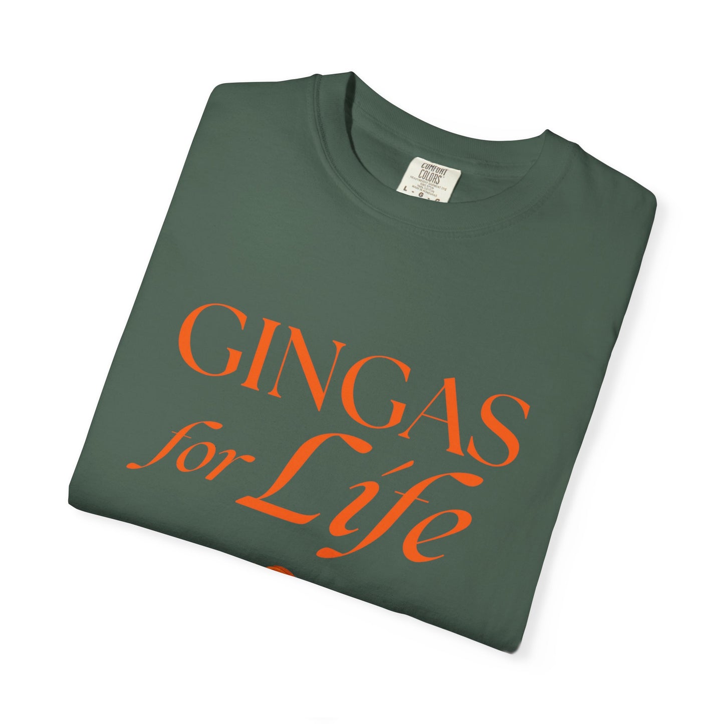Gingas for Life T-Shirt, Fun T-Shirt for Redheads, Unisex Gift for Friends, Casual Wear, Celebration Tee