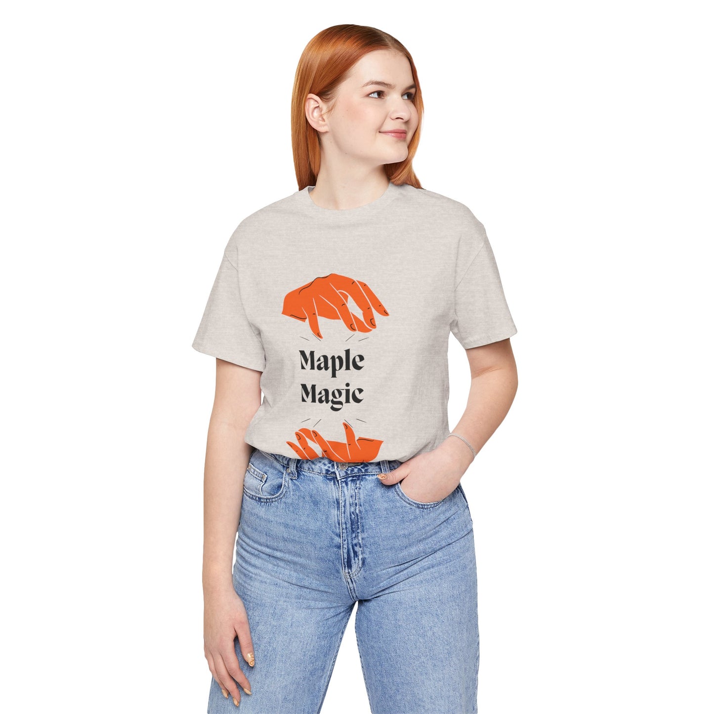 Maple Magic Unisex Tee - Cozy Casual Wear, Nature Lover Gift, Autumn Fashion, Eco-Friendly Style, Seasonal Celebration Top