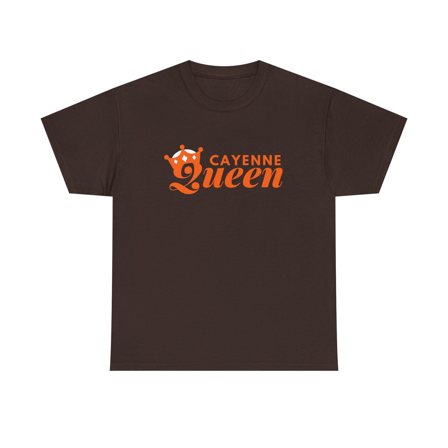 Cayenne Queen Unisex Heavy Cotton Tee, Casual Wear, Gift for Her, Birthday Shirt, Fun Quote Tee, Soft Cotton Top