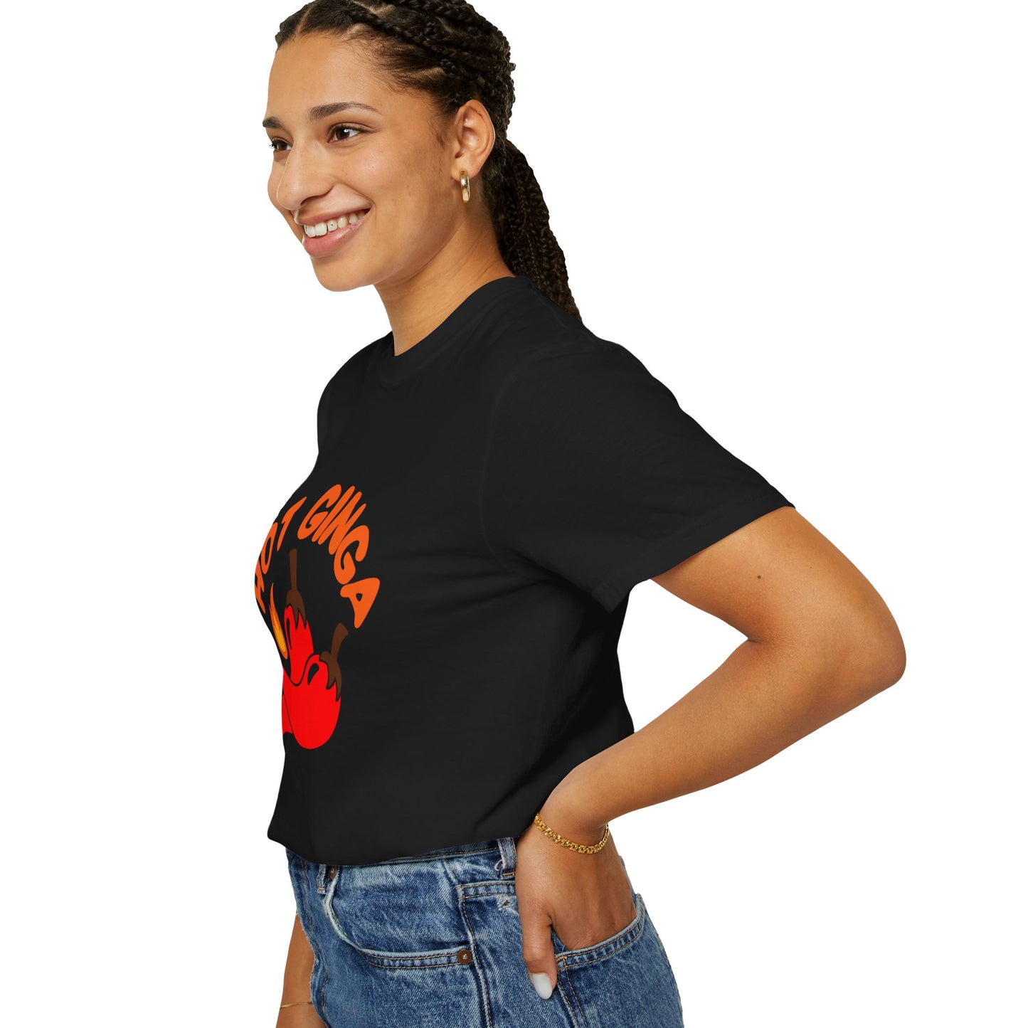 Spicy Chili T-Shirt, Hot Ginga Tee, Casual Summer Top, Gift for Spice Lovers, Unisex Graphic Shirt, Trendy Streetwear