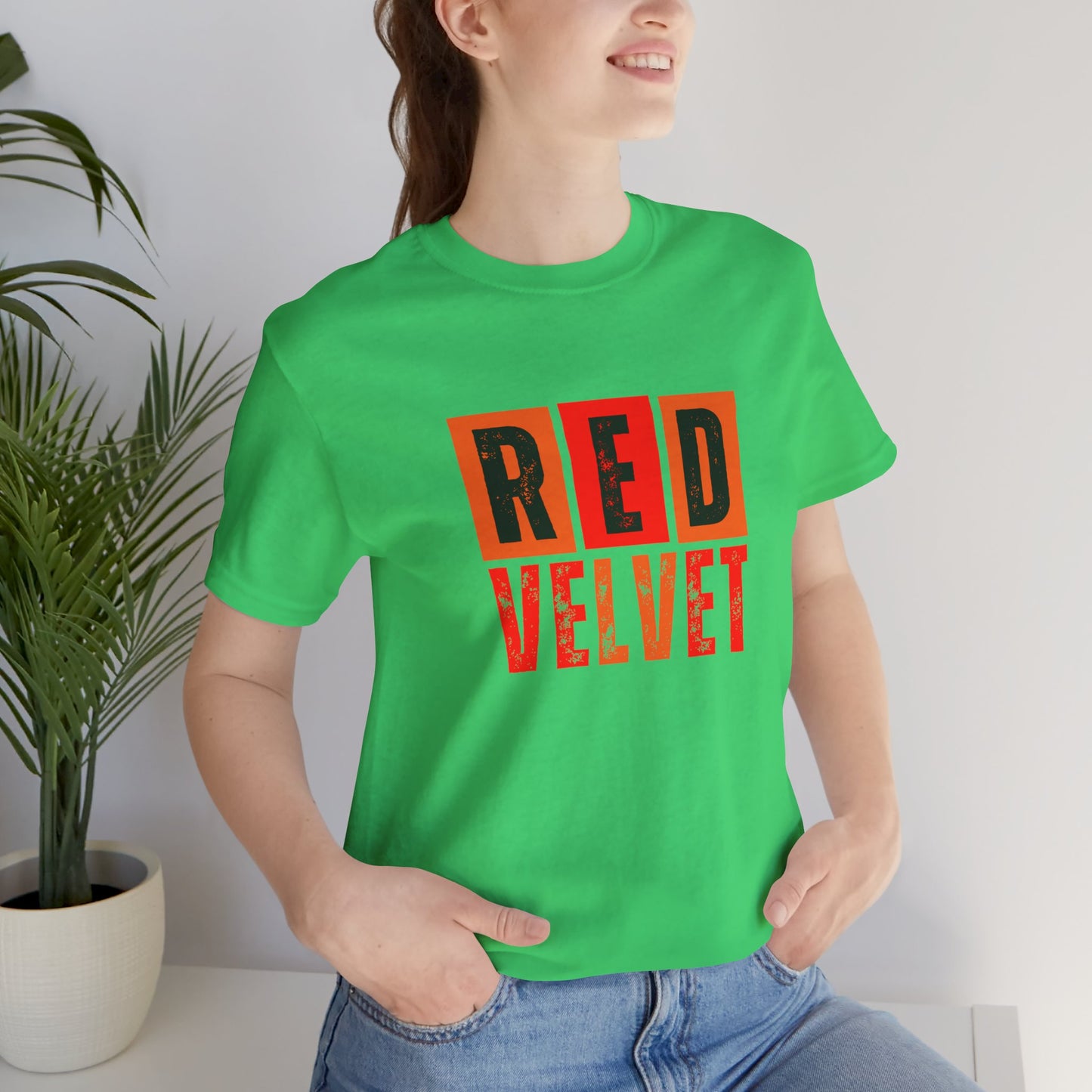 Red Velvet T-Shirt - Unisex Jersey Tee, Music Lover Gift, Concert Apparel, Casual Wear, Cute Graphic Tee, Gift for Her