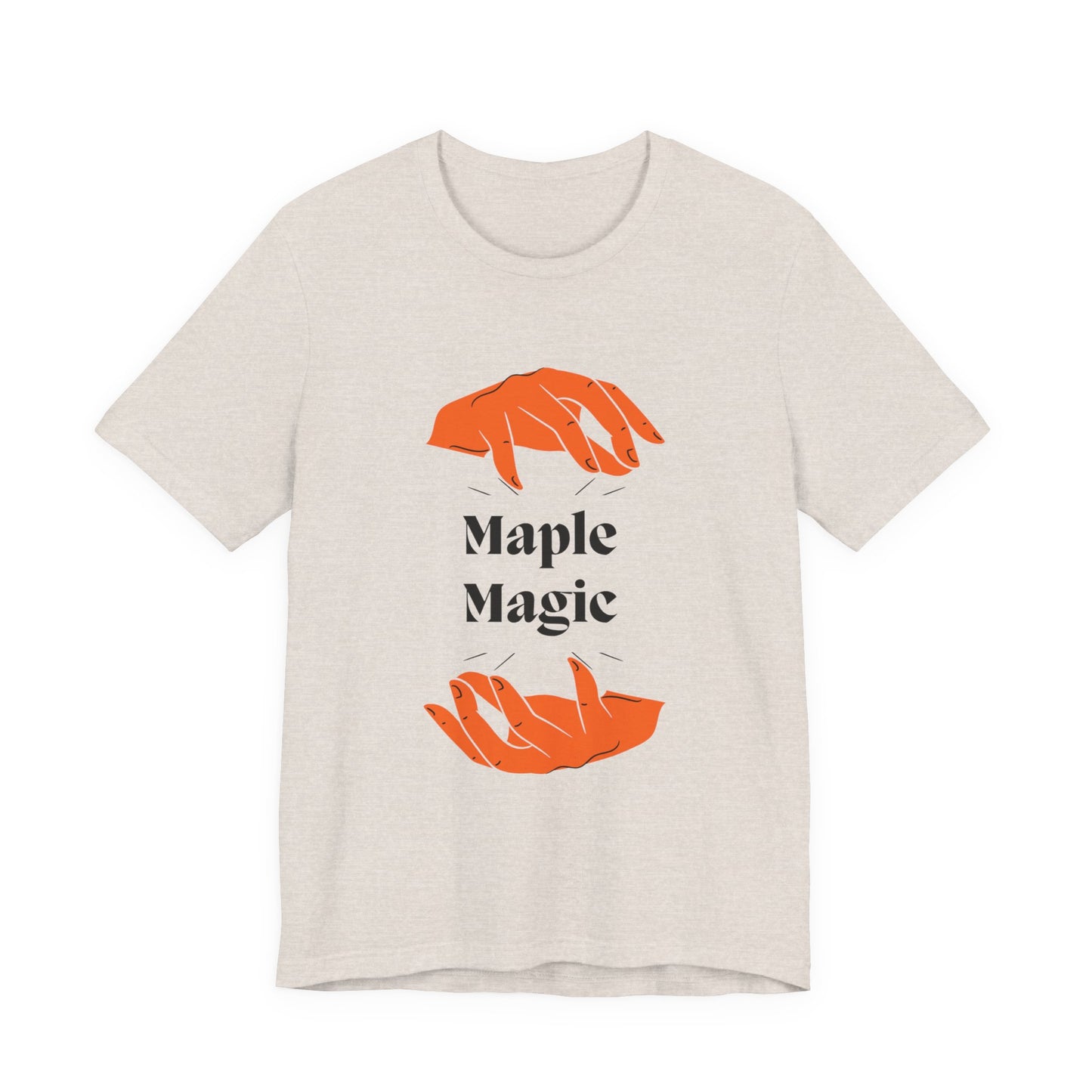 Maple Magic Unisex Tee - Cozy Casual Wear, Nature Lover Gift, Autumn Fashion, Eco-Friendly Style, Seasonal Celebration Top