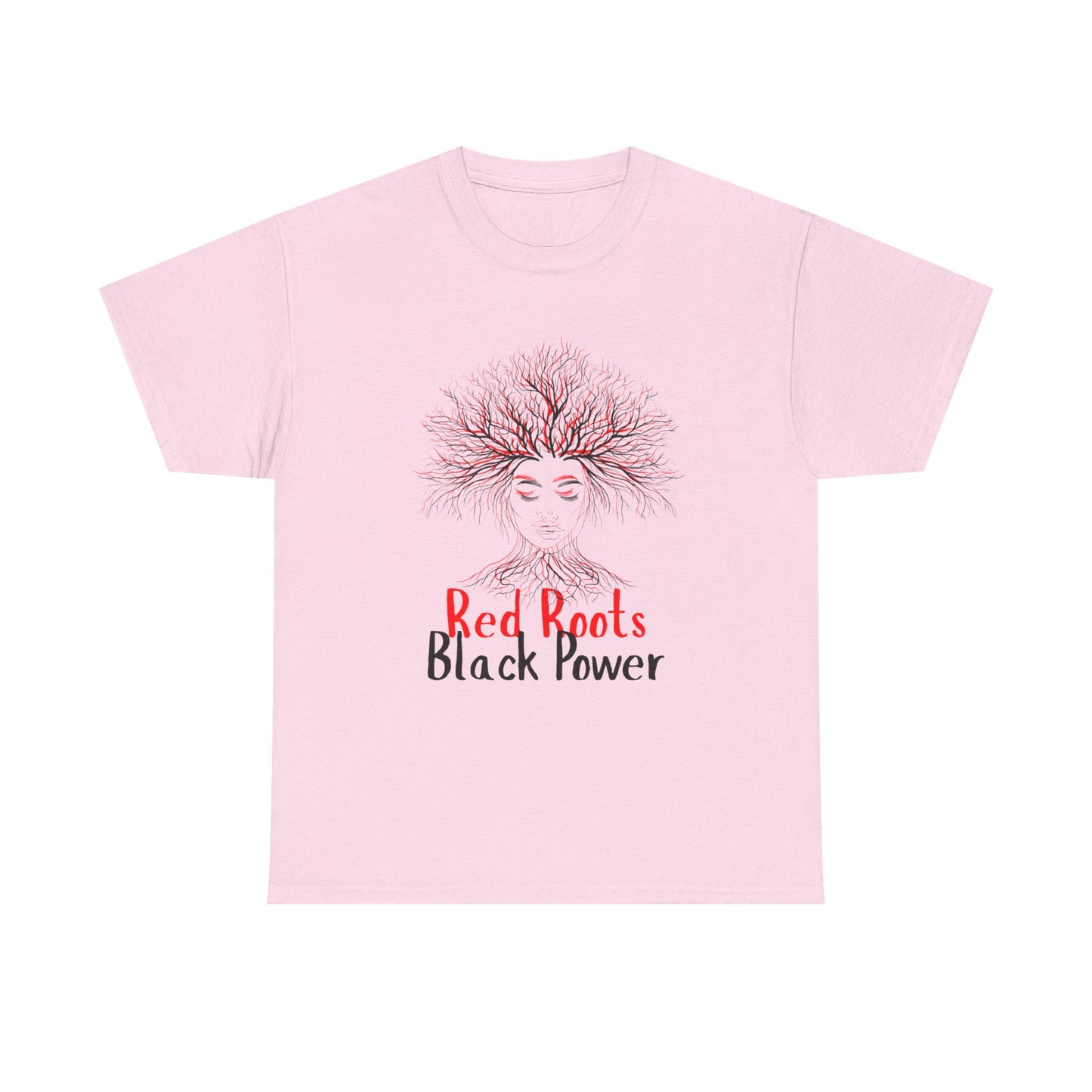 Empowering Black Roots Tee, Unisex Heavy Cotton Tee, Black Power Shirt, Afrocentric Apparel, Gift for Activists, Celebration of Culture