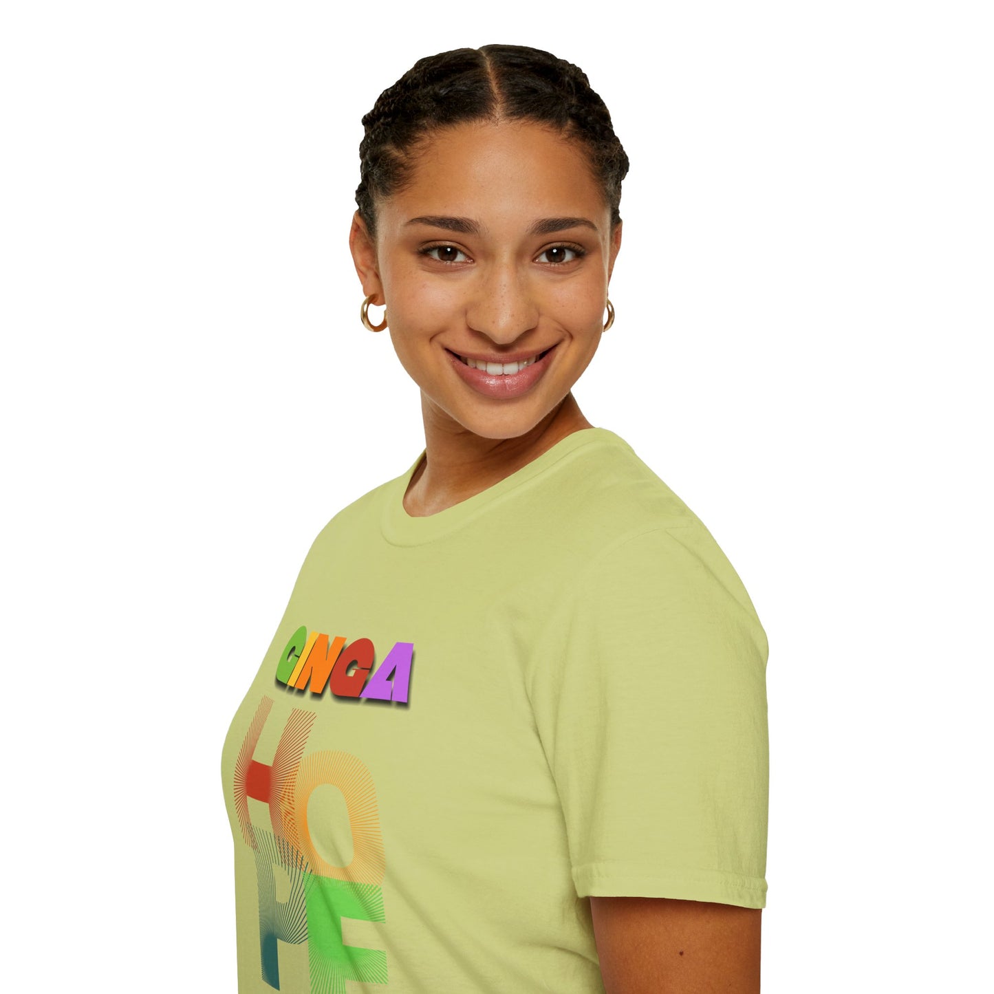 Colorful Hope Unisex T-Shirt, Inspirational Gift, Positive Message Tee, Casual Wear, Self-Care Apparel
