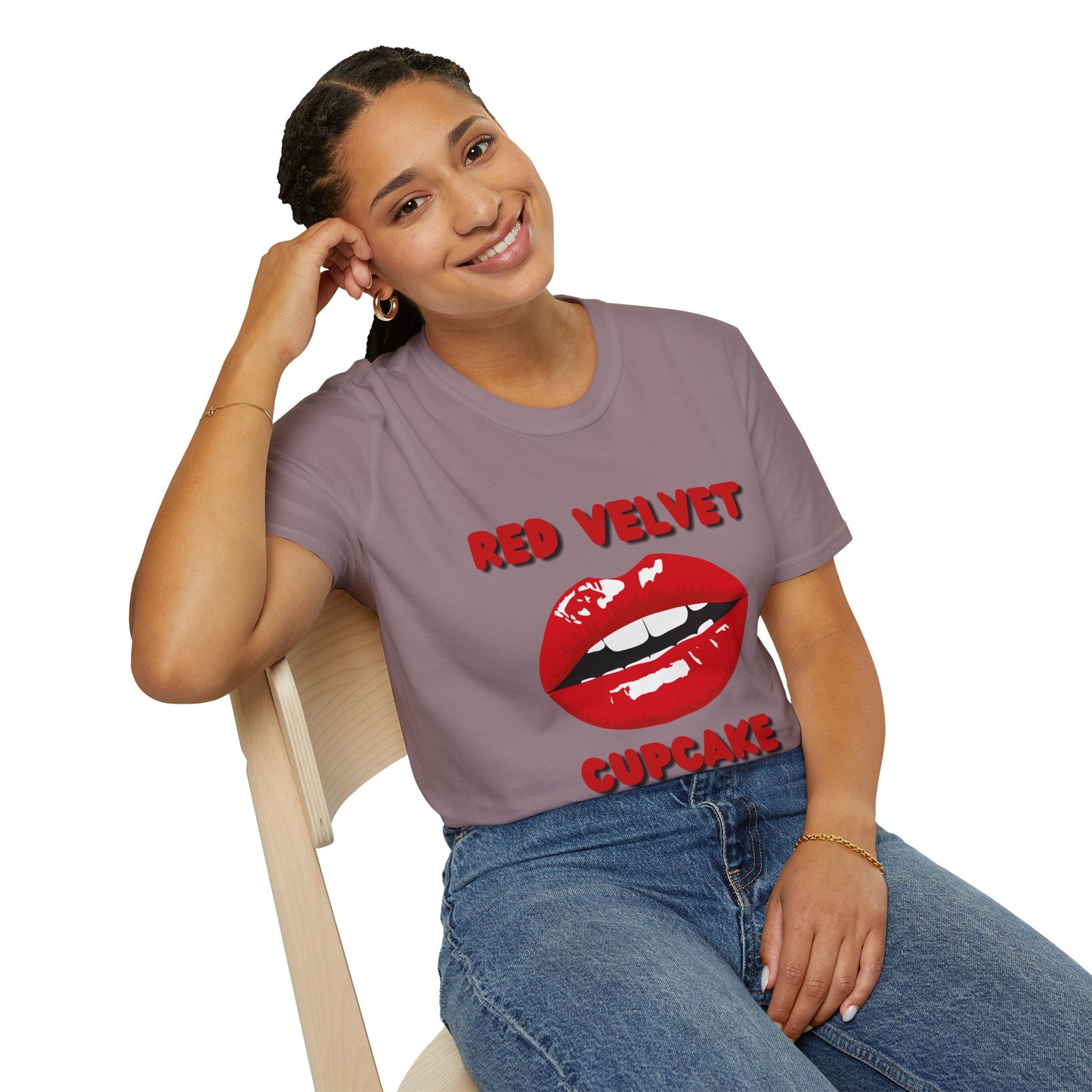 Red Velvet Cupcake T-Shirt, Unisex Graphic Tee, Funny Food Shirt, Birthday Gift, Dessert Lover Apparel, Baking Enthusiast Top