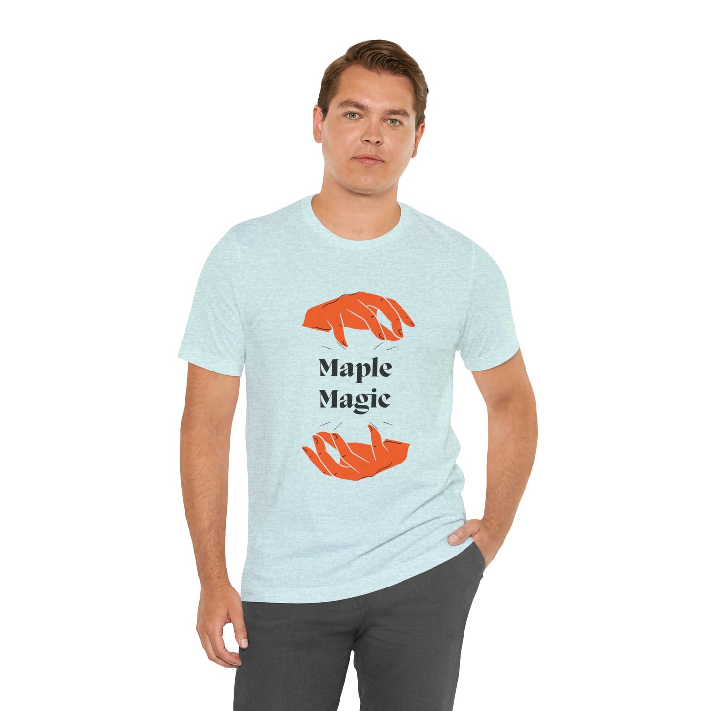 Maple Magic Unisex Tee - Cozy Casual Wear, Nature Lover Gift, Autumn Fashion, Eco-Friendly Style, Seasonal Celebration Top
