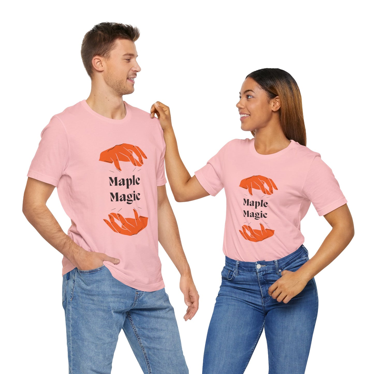 Maple Magic Unisex Tee - Cozy Casual Wear, Nature Lover Gift, Autumn Fashion, Eco-Friendly Style, Seasonal Celebration Top