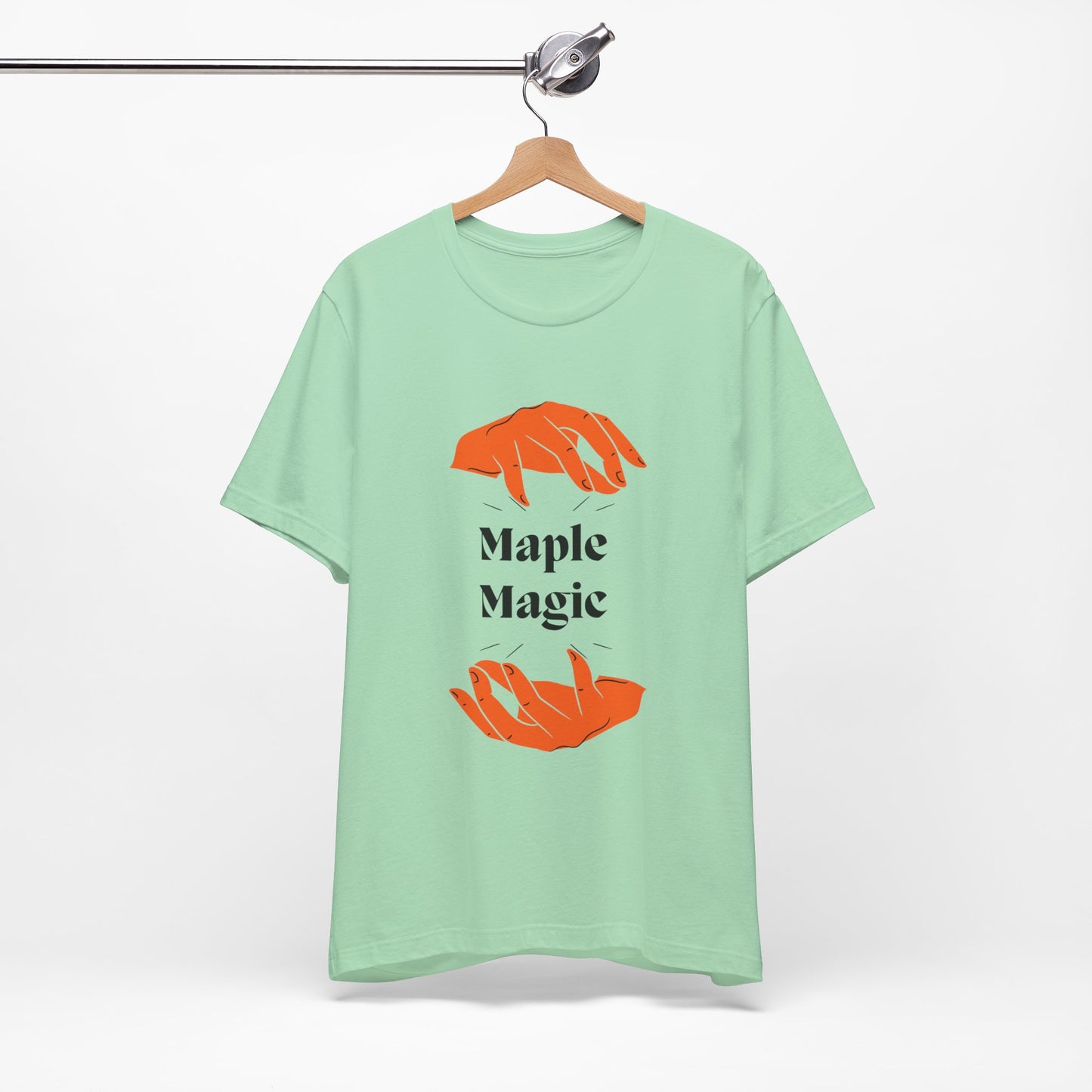 Maple Magic Unisex Tee - Cozy Casual Wear, Nature Lover Gift, Autumn Fashion, Eco-Friendly Style, Seasonal Celebration Top