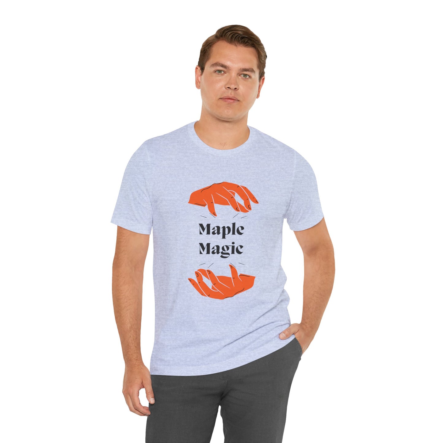 Maple Magic Unisex Tee - Cozy Casual Wear, Nature Lover Gift, Autumn Fashion, Eco-Friendly Style, Seasonal Celebration Top