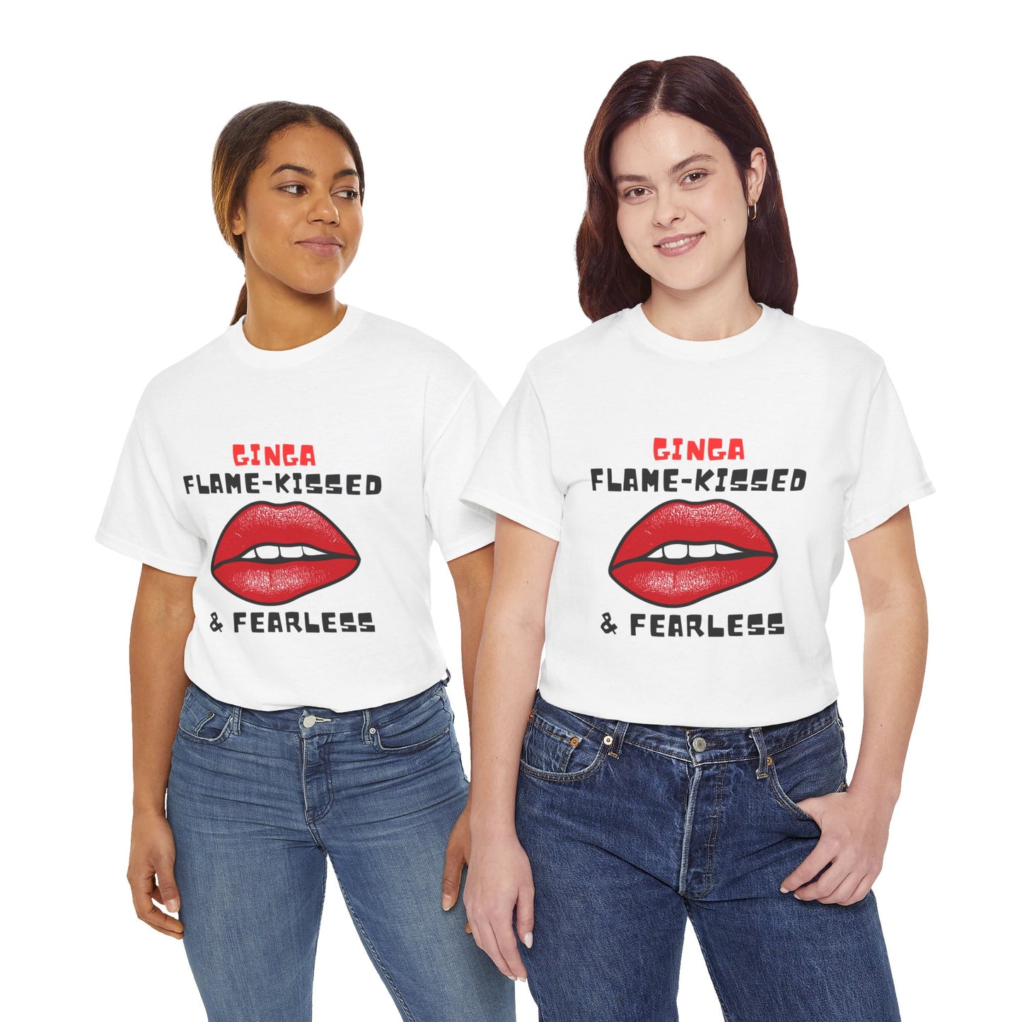 Flame-Kissed & Fearless Tee | Unisex Cotton Graphic Shirt, Casual Wear, Gift for Her, Statement T-Shirt, Summer Fashion