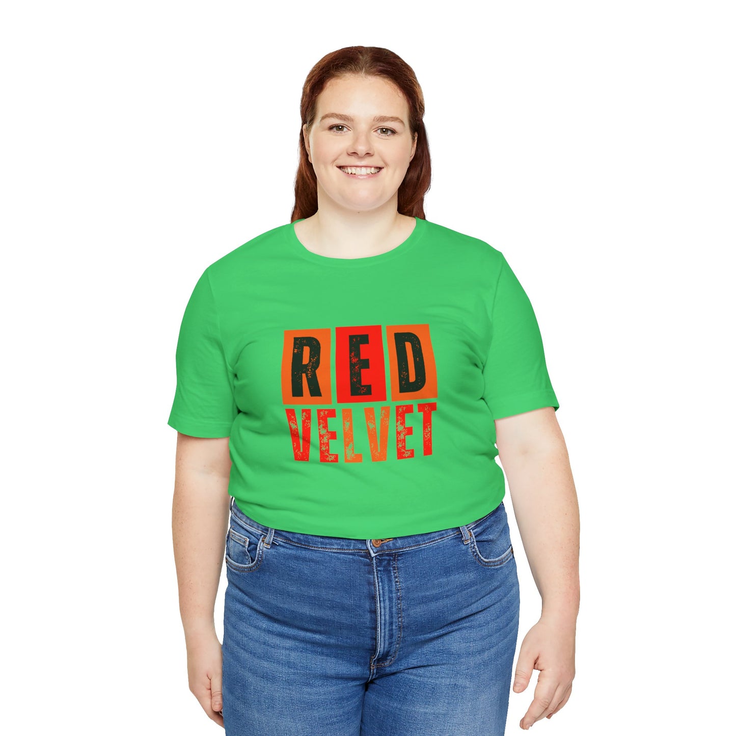 Red Velvet T-Shirt - Unisex Jersey Tee, Music Lover Gift, Concert Apparel, Casual Wear, Cute Graphic Tee, Gift for Her