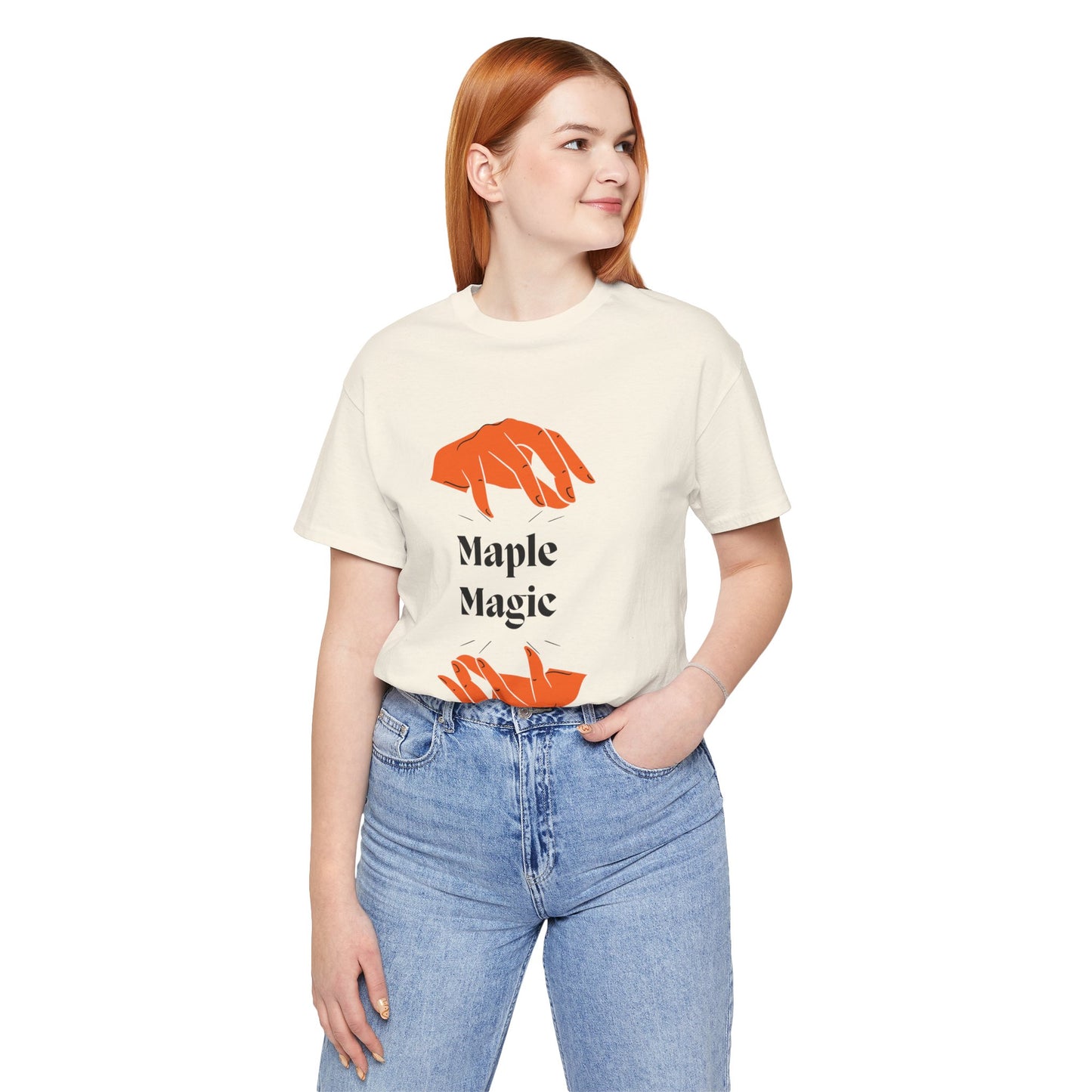Maple Magic Unisex Tee - Cozy Casual Wear, Nature Lover Gift, Autumn Fashion, Eco-Friendly Style, Seasonal Celebration Top