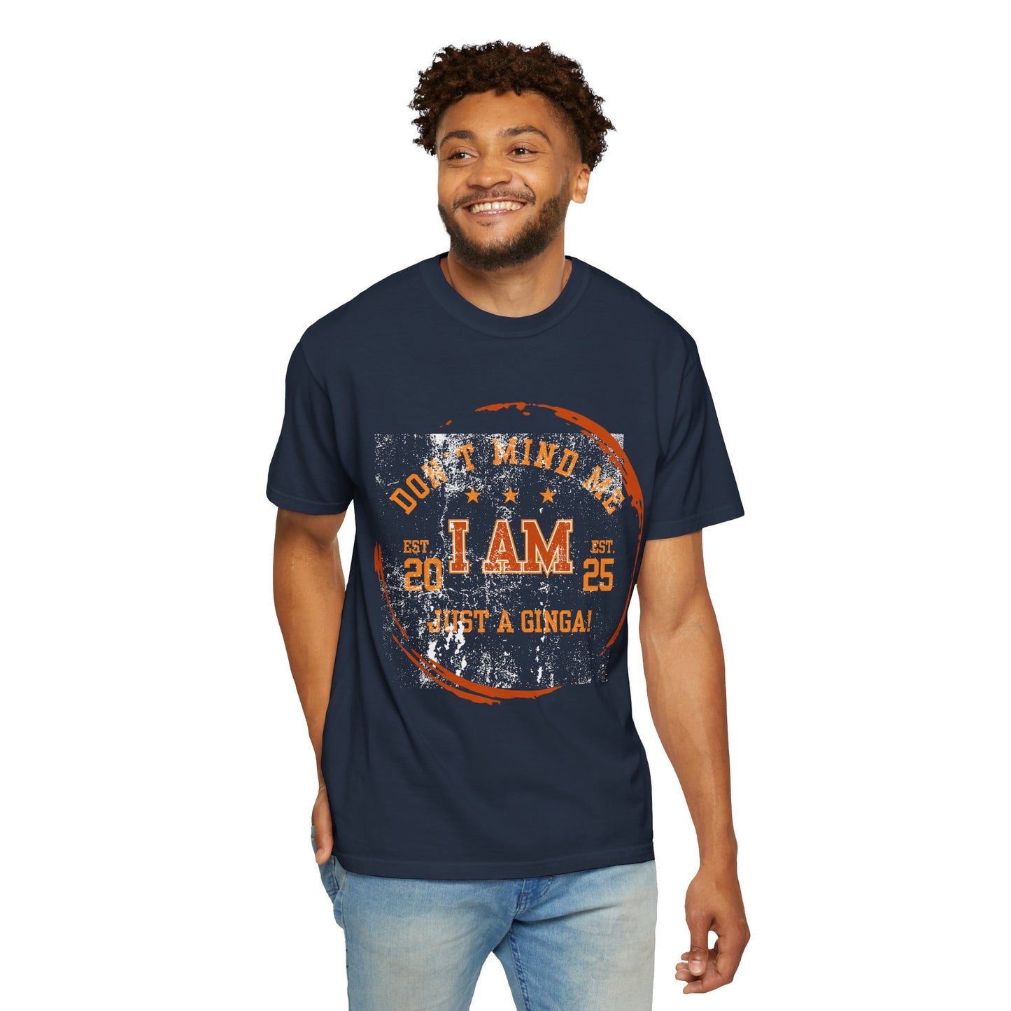 Ginga Birthday T-shirt, Funny Ginga Shirt, Unisex Gift, Casual Wear, Birthday Celebration Tee, Humor T-shirt, Garment-Dyed Shirt