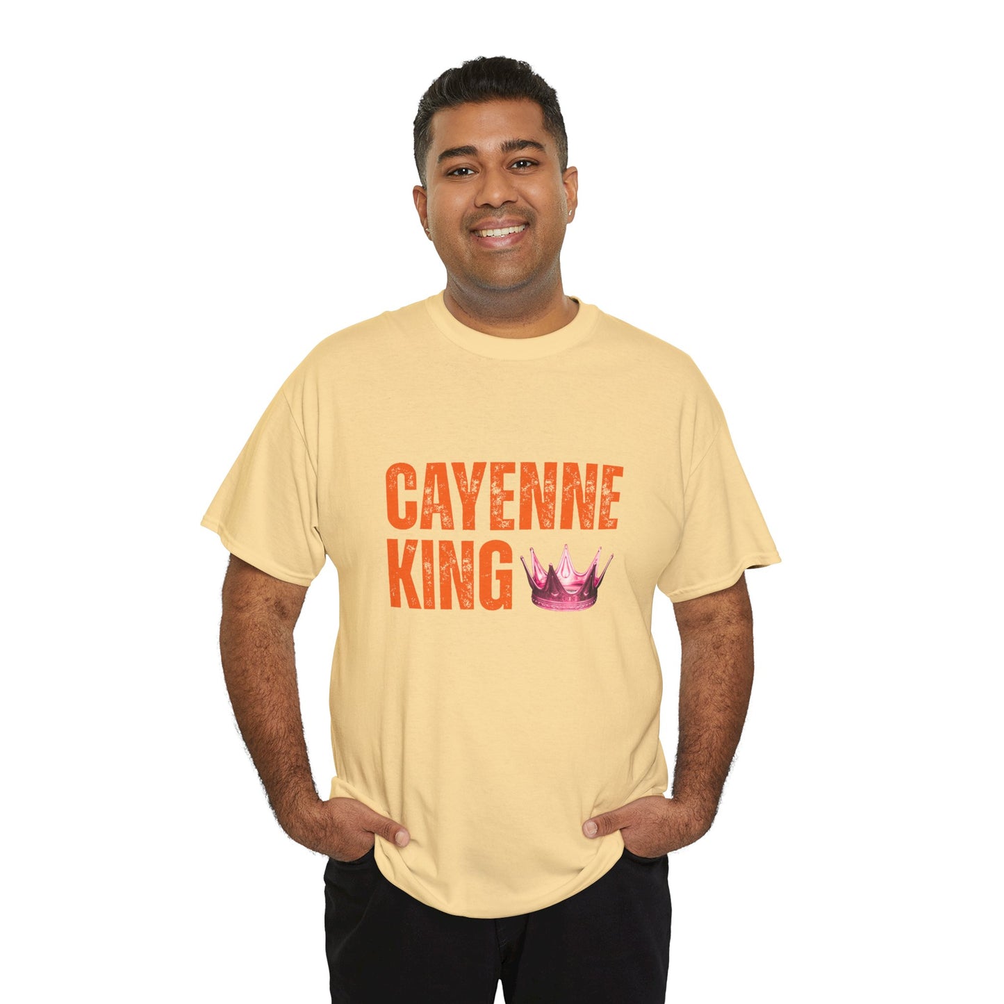 Cayenne King Cotton Tee | Unisex Graphic T-Shirt, Casual Wear, Birthday Gift, Affordable Fashion, Everyday Comfort