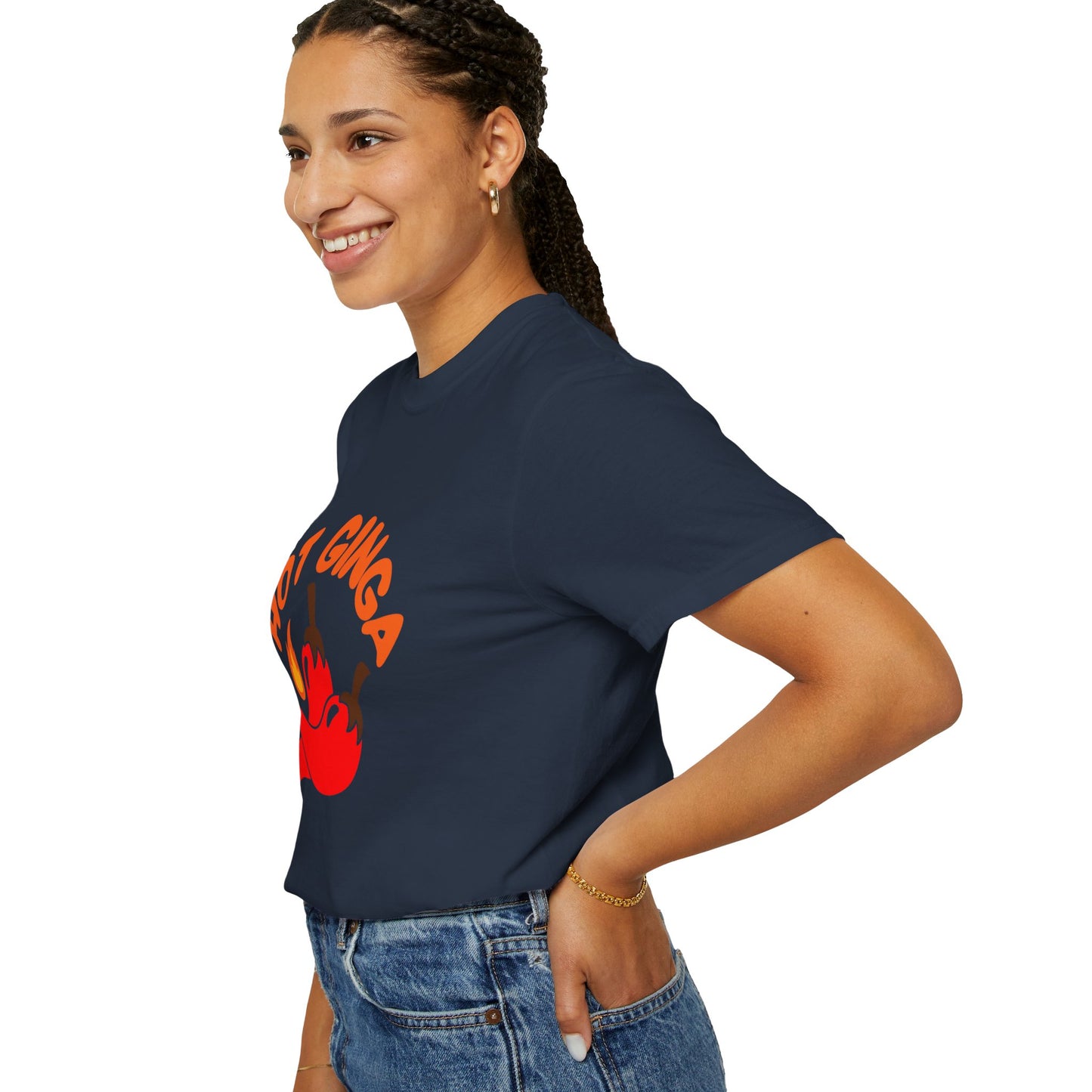 Spicy Chili T-Shirt, Hot Ginga Tee, Casual Summer Top, Gift for Spice Lovers, Unisex Graphic Shirt, Trendy Streetwear