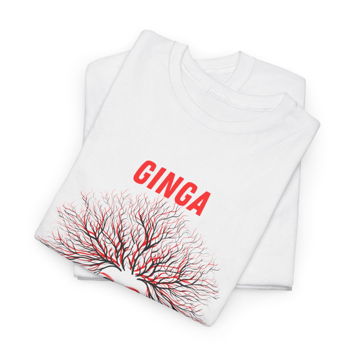 Empowering Art Tee: GINGA, Red Boots, Black Power, Unisex Cotton Shirt, Black History Month, Gifts for Activists, Statement Apparel