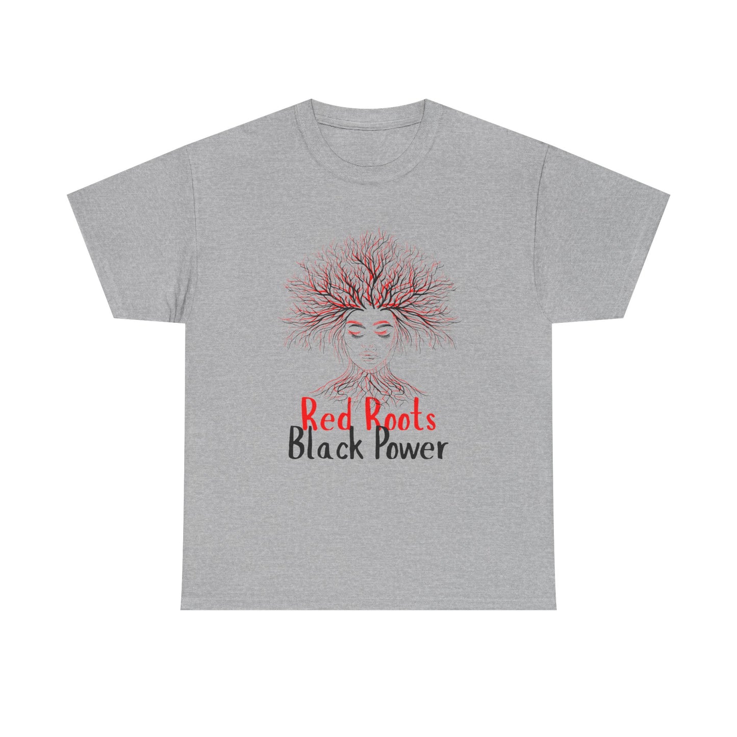 Empowering Black Roots Tee, Unisex Heavy Cotton Tee, Black Power Shirt, Afrocentric Apparel, Gift for Activists, Celebration of Culture