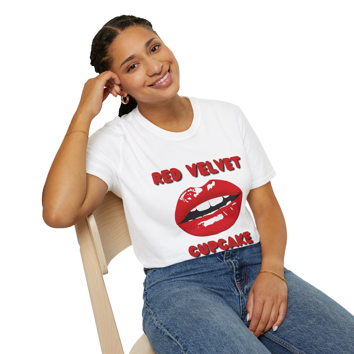 Red Velvet Cupcake T-Shirt, Unisex Graphic Tee, Funny Food Shirt, Birthday Gift, Dessert Lover Apparel, Baking Enthusiast Top