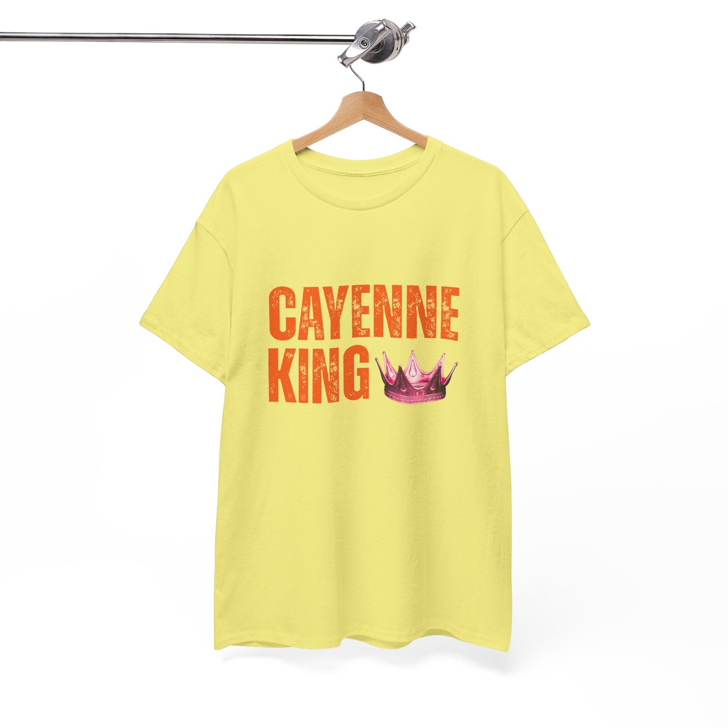 Cayenne King Cotton Tee | Unisex Graphic T-Shirt, Casual Wear, Birthday Gift, Affordable Fashion, Everyday Comfort
