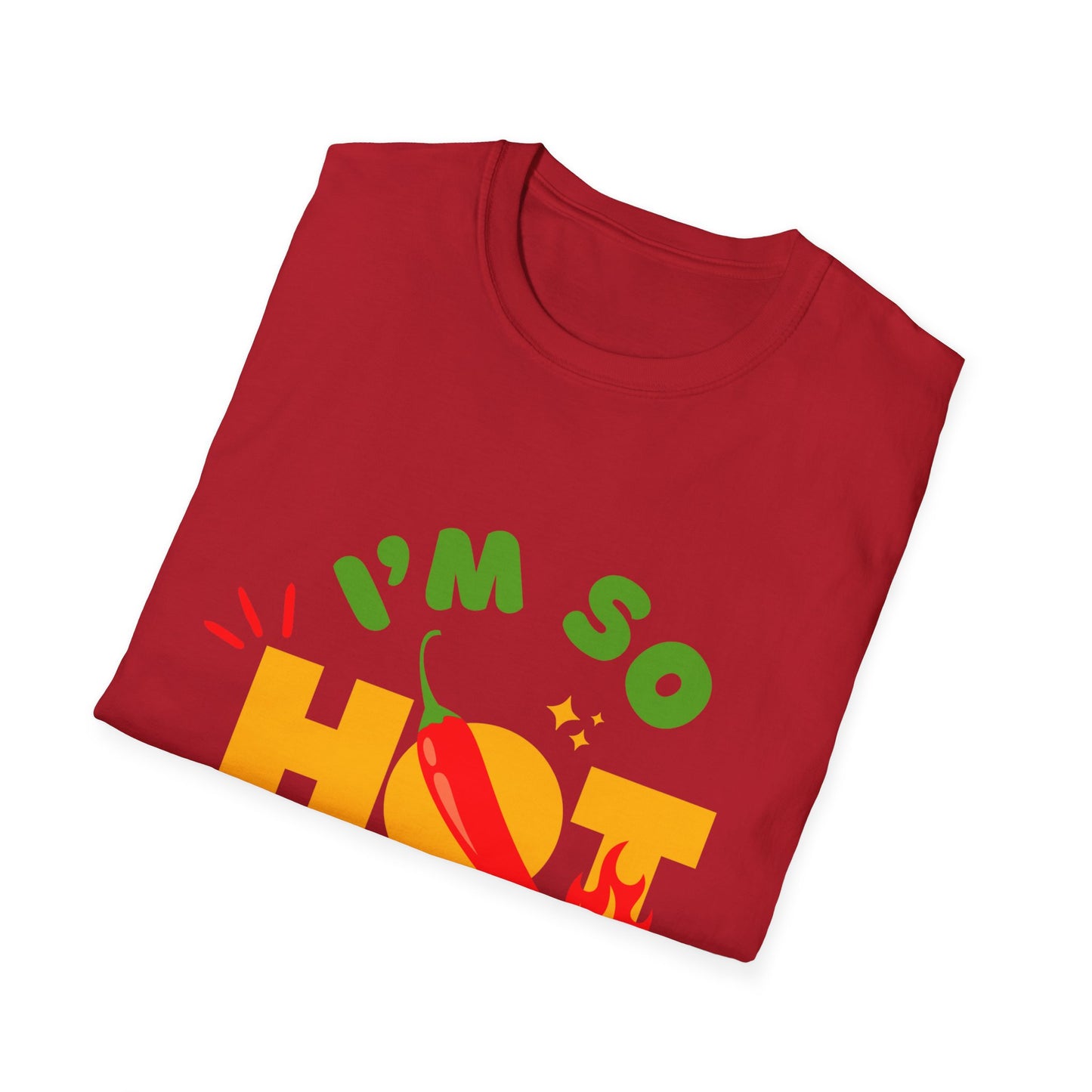 I'm So Hot Unisex T-Shirt, Funny Graphic Tee, Casual Summer Wear, Gift for Friends, Birthday Shirt, Celebratory Outfit