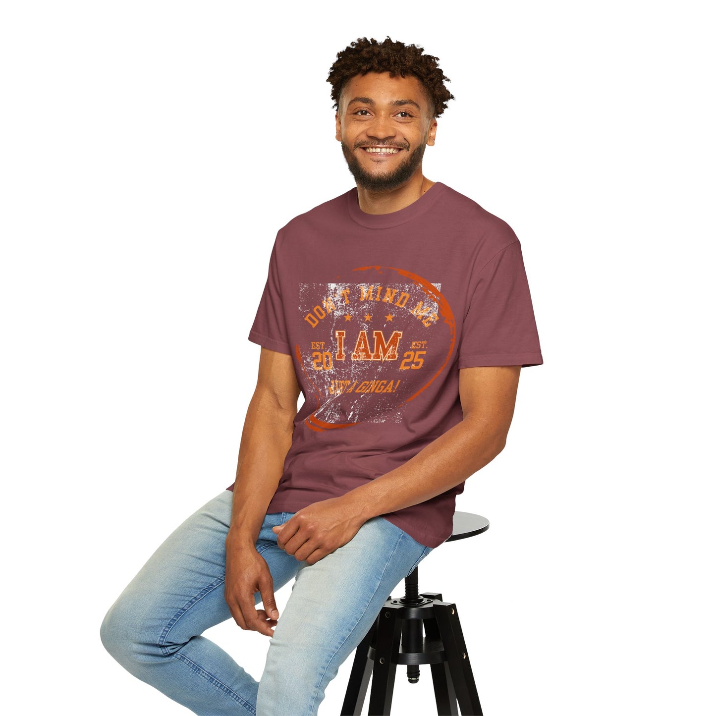 Ginga Birthday T-shirt, Funny Ginga Shirt, Unisex Gift, Casual Wear, Birthday Celebration Tee, Humor T-shirt, Garment-Dyed Shirt