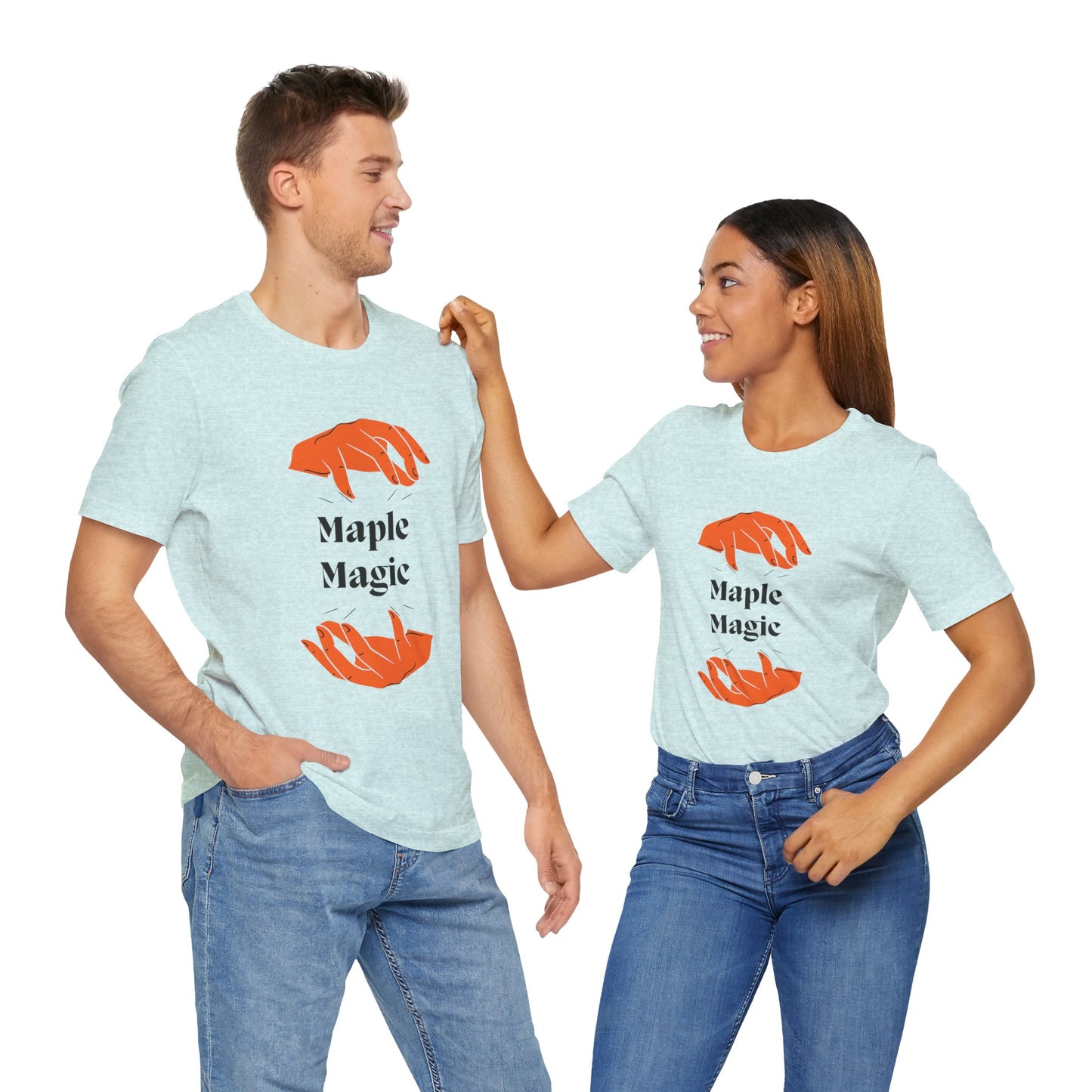 Maple Magic Unisex Tee - Cozy Casual Wear, Nature Lover Gift, Autumn Fashion, Eco-Friendly Style, Seasonal Celebration Top