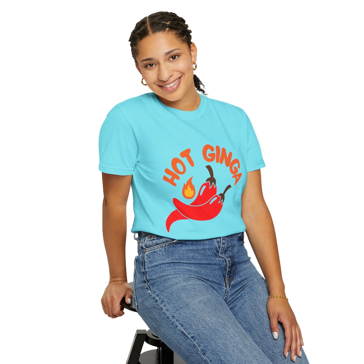 Spicy Chili T-Shirt, Hot Ginga Tee, Casual Summer Top, Gift for Spice Lovers, Unisex Graphic Shirt, Trendy Streetwear