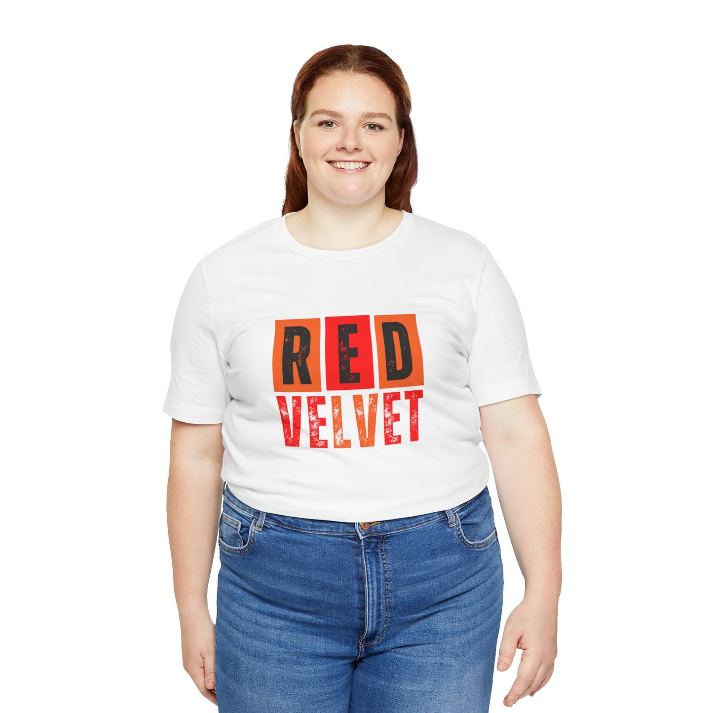 Red Velvet T-Shirt - Unisex Jersey Tee, Music Lover Gift, Concert Apparel, Casual Wear, Cute Graphic Tee, Gift for Her