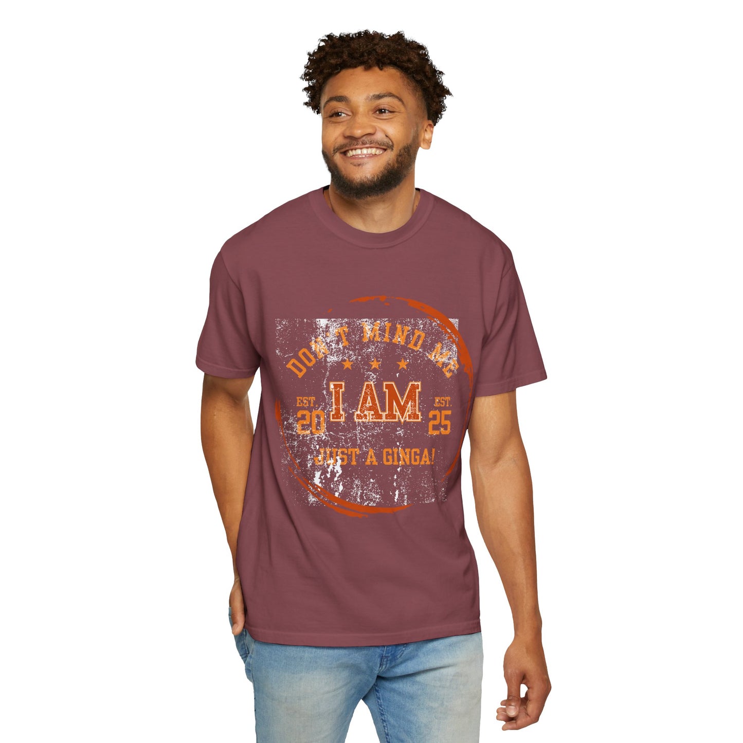 Ginga Birthday T-shirt, Funny Ginga Shirt, Unisex Gift, Casual Wear, Birthday Celebration Tee, Humor T-shirt, Garment-Dyed Shirt
