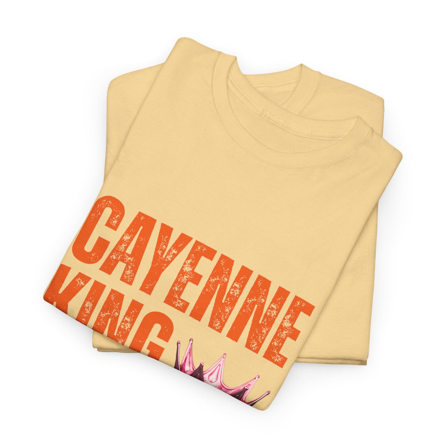 Cayenne King Cotton Tee | Unisex Graphic T-Shirt, Casual Wear, Birthday Gift, Affordable Fashion, Everyday Comfort