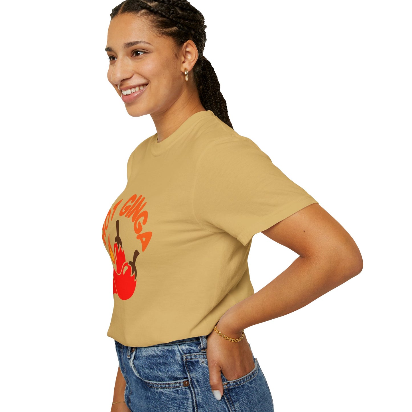 Spicy Chili T-Shirt, Hot Ginga Tee, Casual Summer Top, Gift for Spice Lovers, Unisex Graphic Shirt, Trendy Streetwear