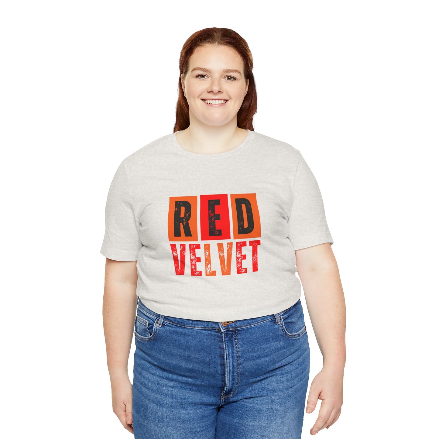 Red Velvet T-Shirt - Unisex Jersey Tee, Music Lover Gift, Concert Apparel, Casual Wear, Cute Graphic Tee, Gift for Her