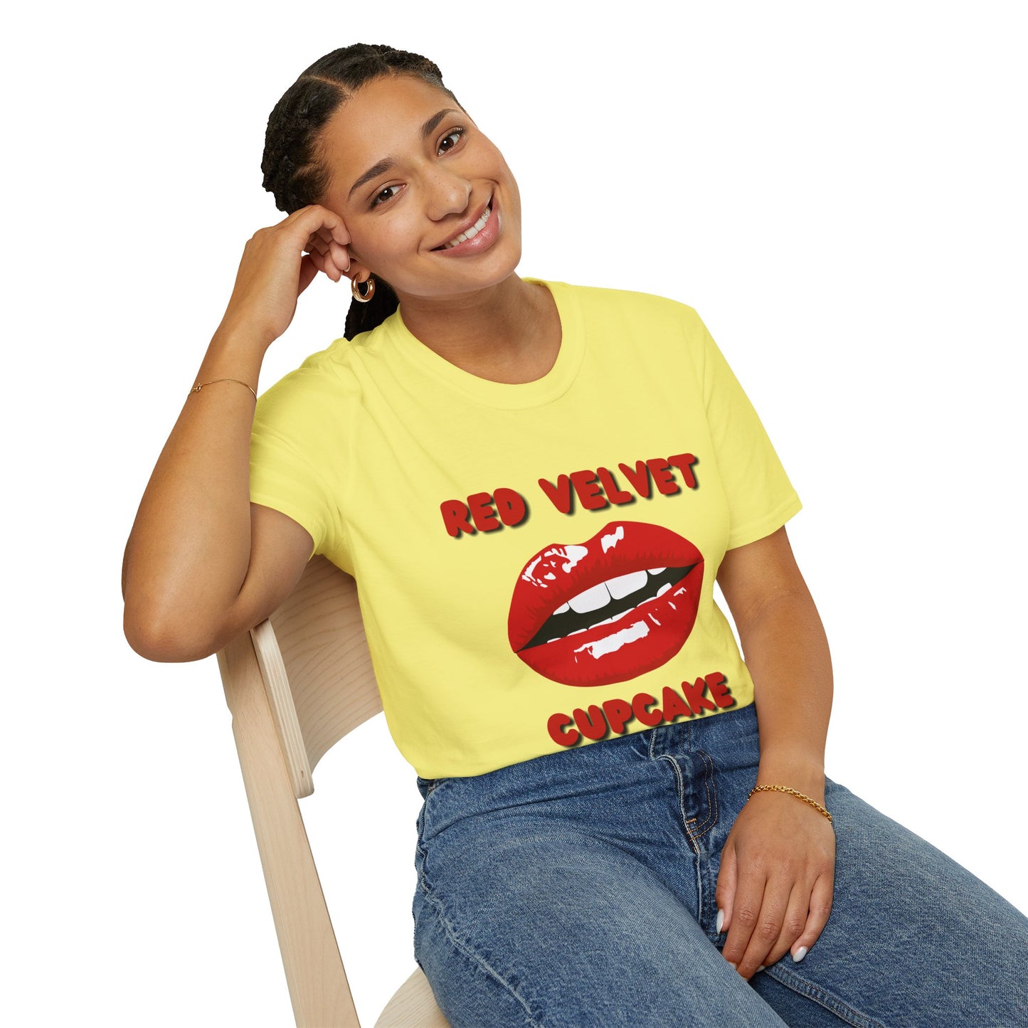 Red Velvet Cupcake T-Shirt, Unisex Graphic Tee, Funny Food Shirt, Birthday Gift, Dessert Lover Apparel, Baking Enthusiast Top